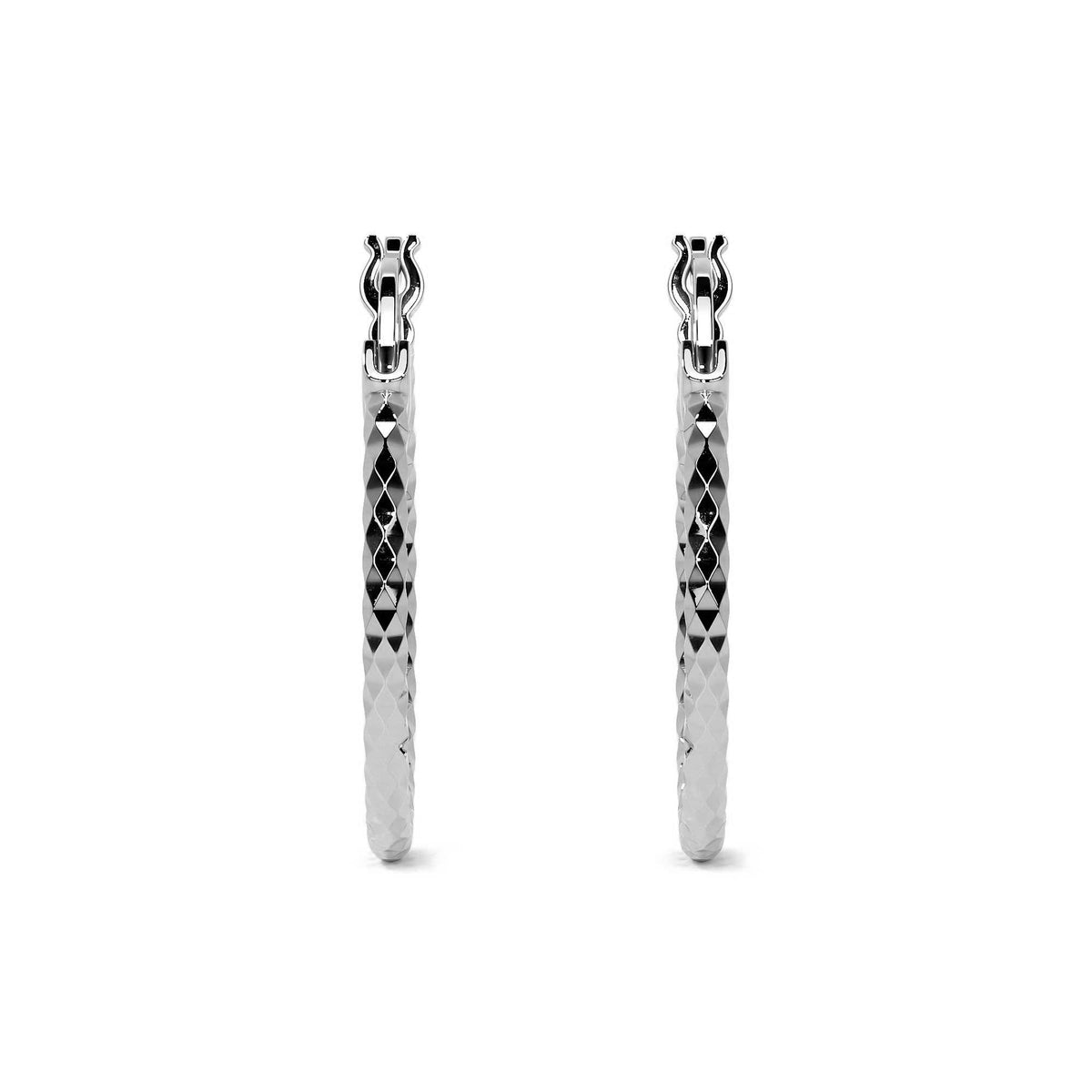 Arete Arracada De Plata 925 Diamantada Panal Para Mujer