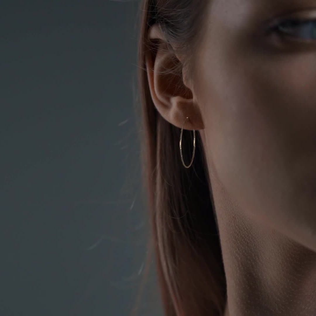 Arete Arracada Con Diamantado Cordon Blue De Oro
