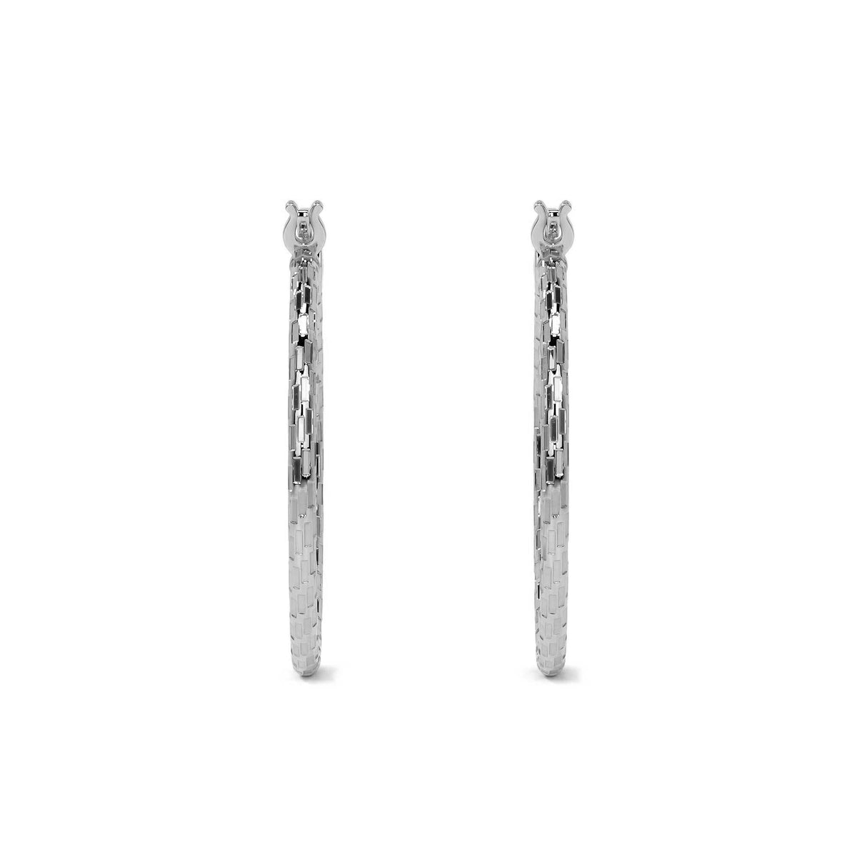 Arete Arracada Diamantada De Plata Ley 925 Para Mujer Estilo Domino