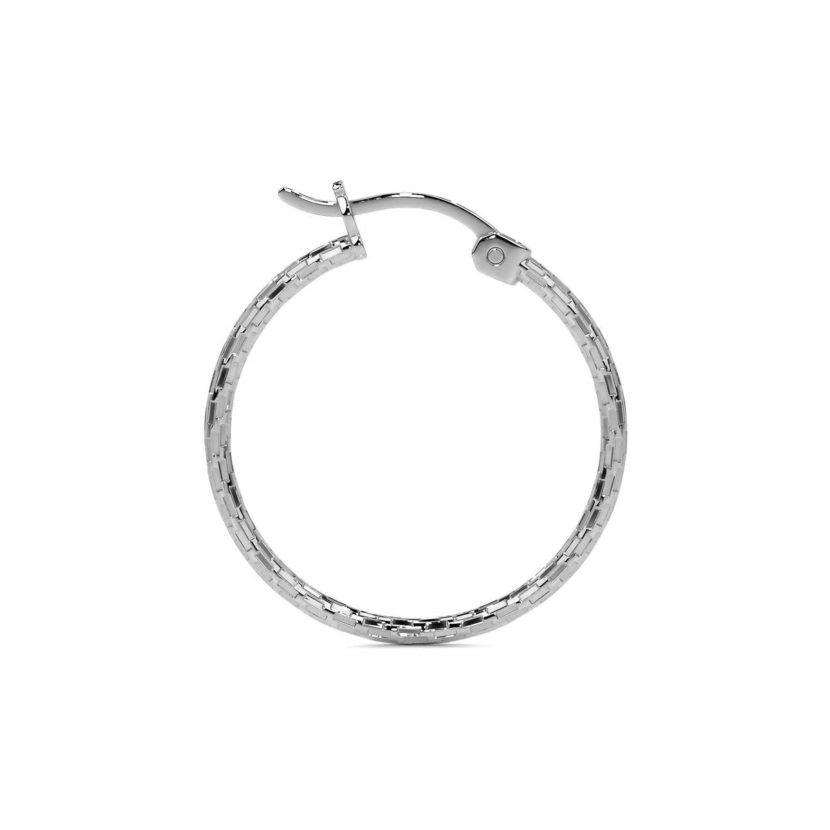 Arete Arracada Diamantada De Plata Ley 925 Para Mujer Estilo Domino