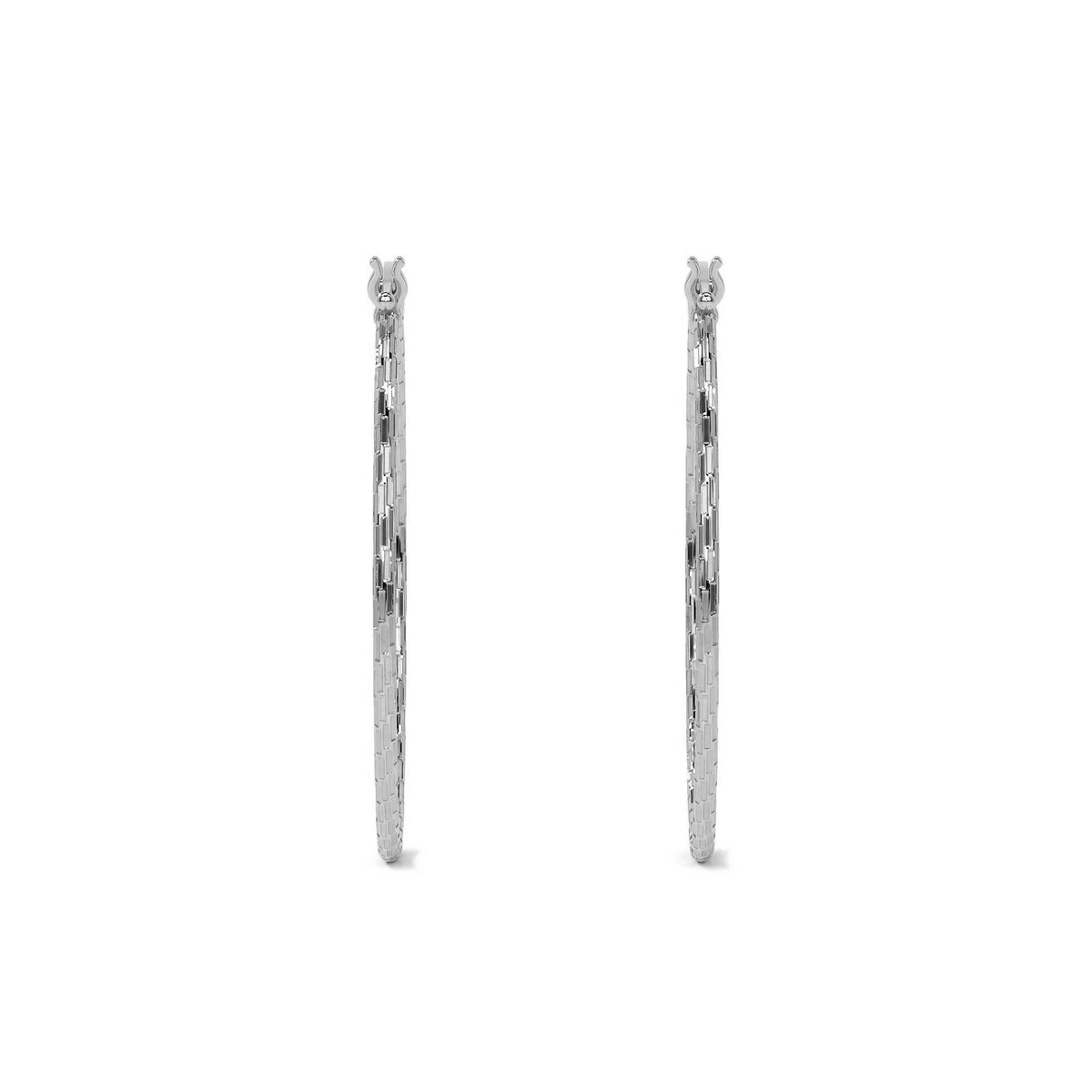 Arete Arracada Diamantada De Plata Ley 925 Para Mujer Estilo Domino