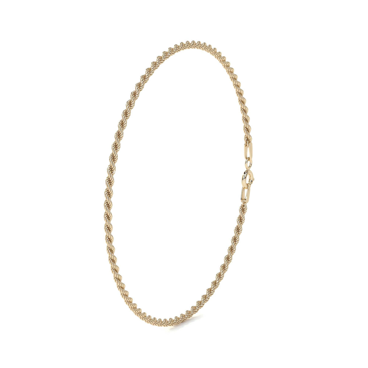 Pulso Torsal Hueco Oro Italiano 10k, Calibre 1.9mm