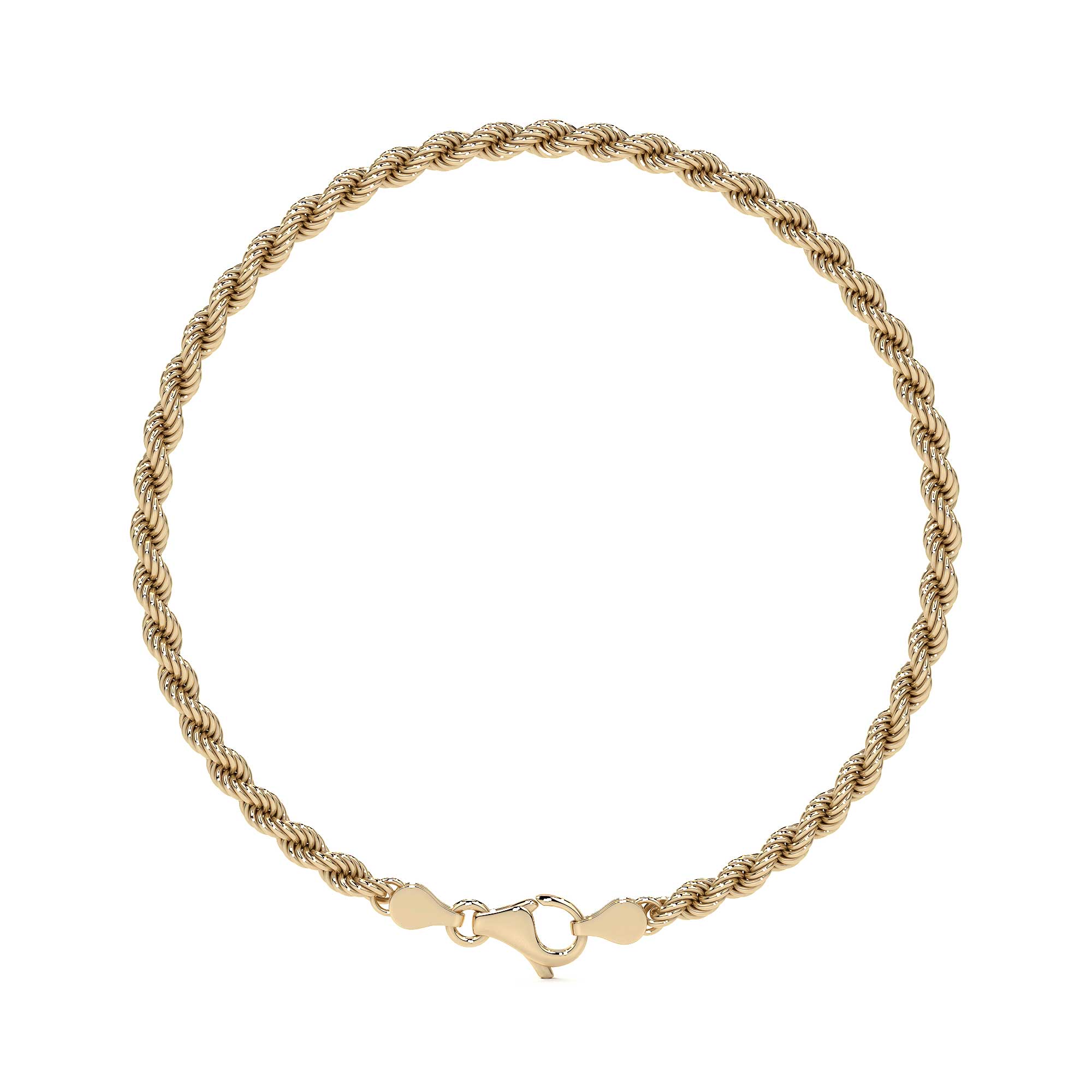 Pulsera de Oro 10K para Hombre Estilo Torsal Italiano | Brazalete Masculino Elegante
