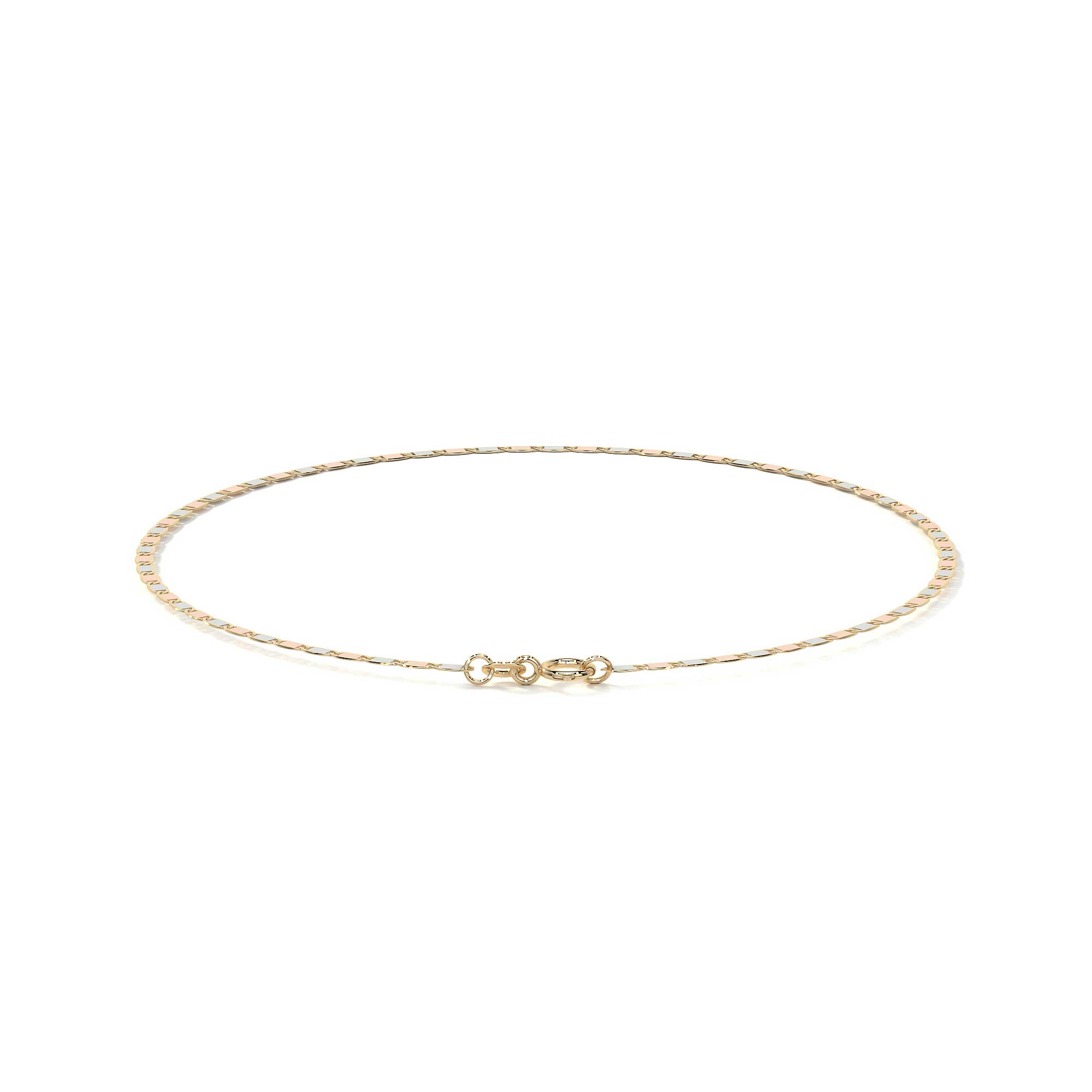 Pulsera Valentino De Oro Italiano 10k, Calibre 1.4mm, 18 Cm