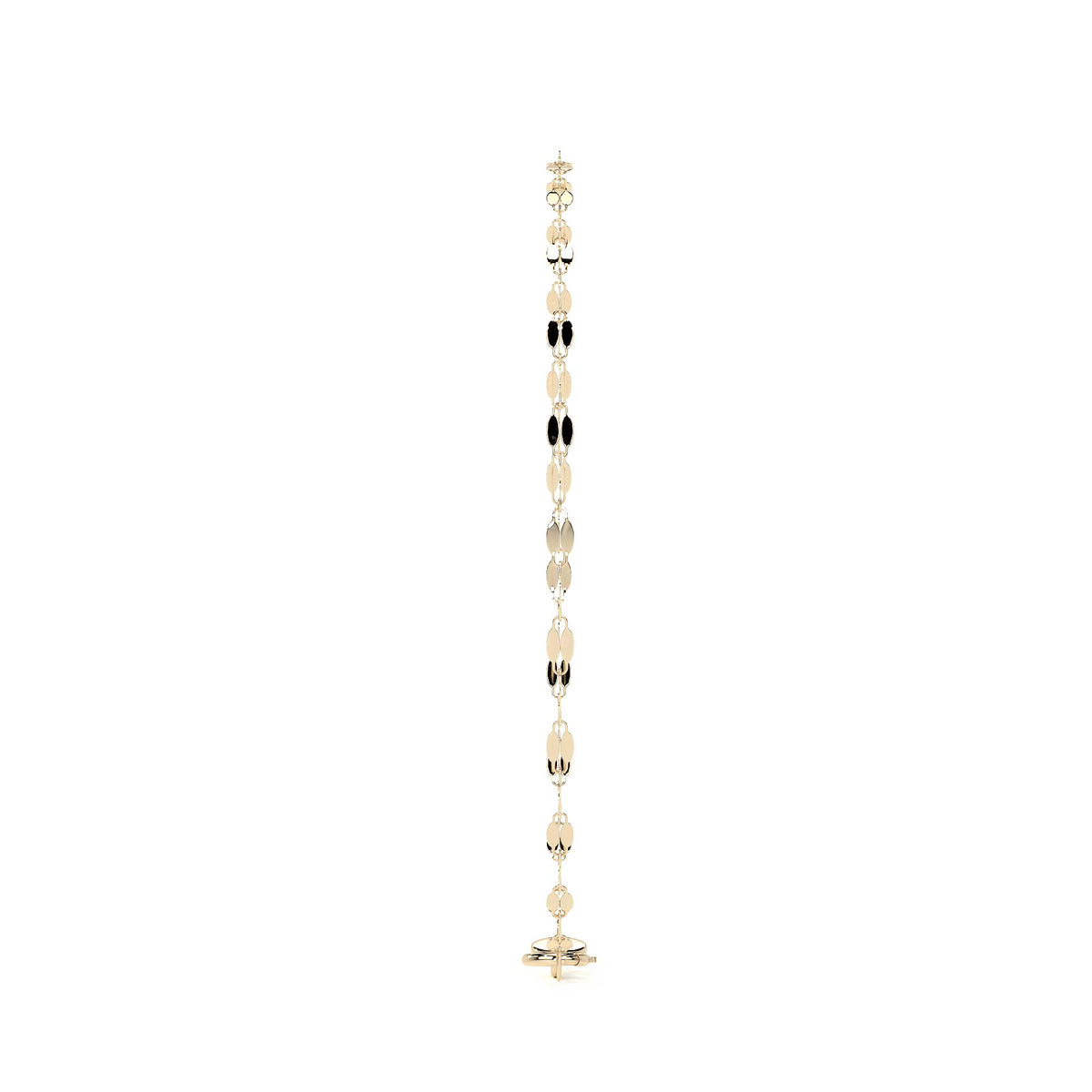 Esclava de Oro 10K Estilo Fígaro Serpentina Italiano | Pulsera Delicada de Joyería Fina