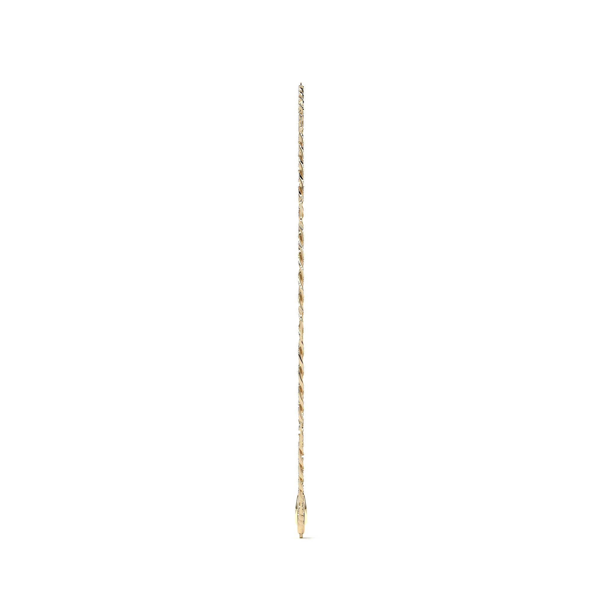Pulsera Serpentina 3x1 Diamantada Oro 10k