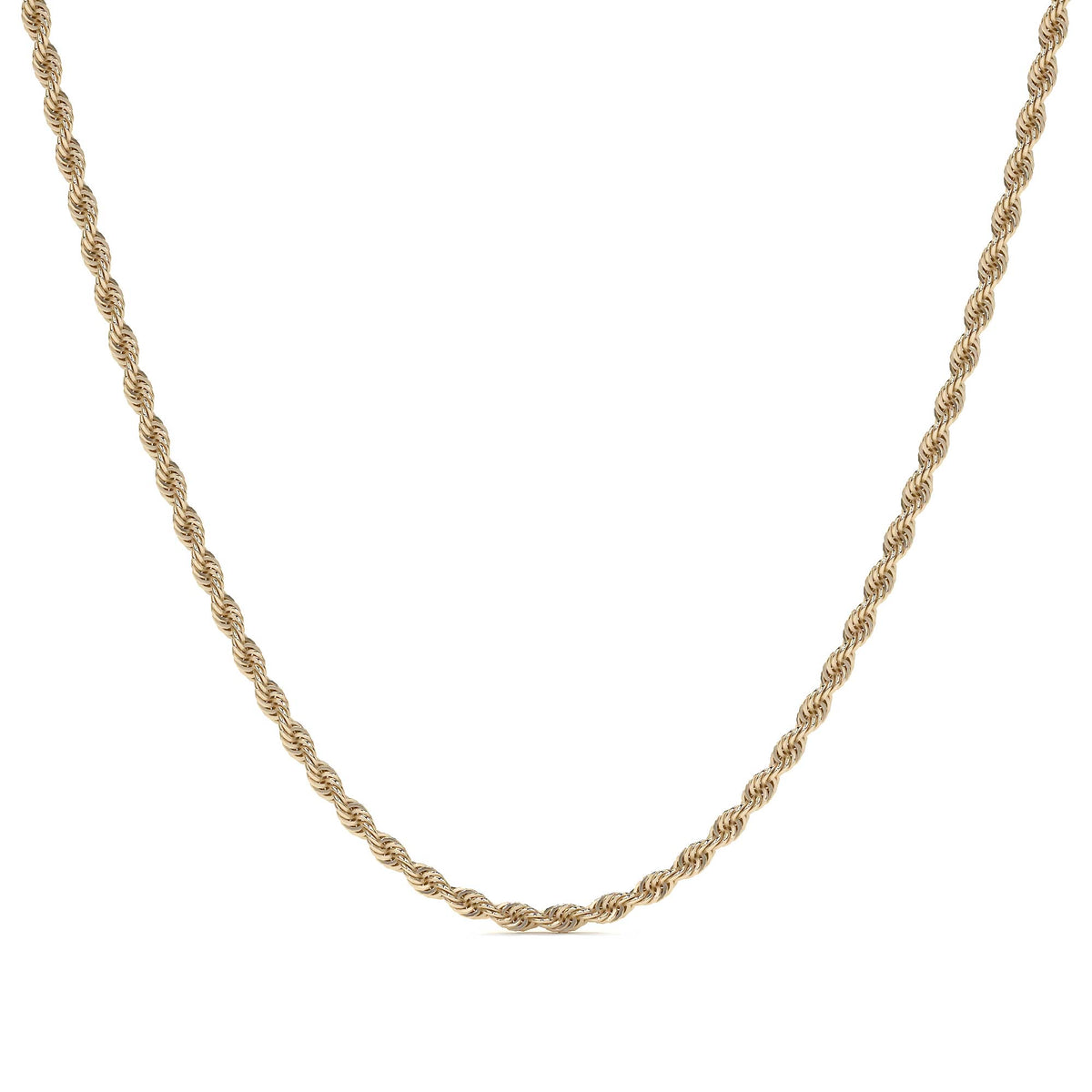 Cadena Torsal De Oro Italiano 10k, Calibre 2.1mm