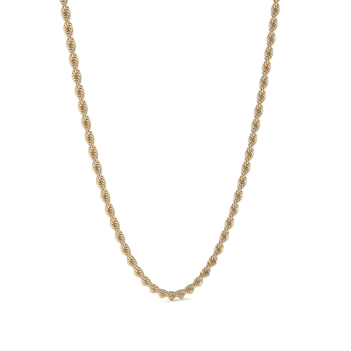 Cadena De Oro Italiano 14k Torsal Calibre Hombre 2.1mm