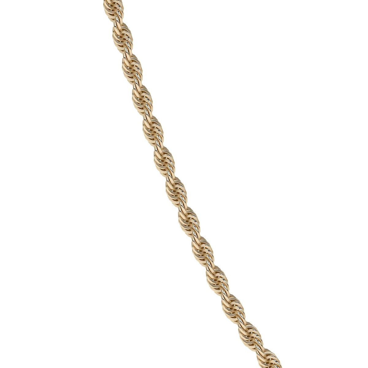 Cadena De Oro Italiano 14k Torsal Calibre Hombre 2.1mm