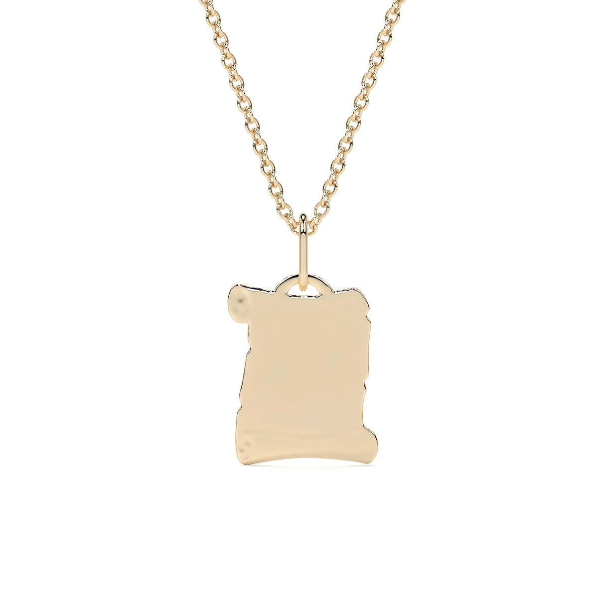 Dije de Oro 10K Medalla Religiosa Sagrado Caliz | Dije Oro Italiano 12mm | Joyería Fina