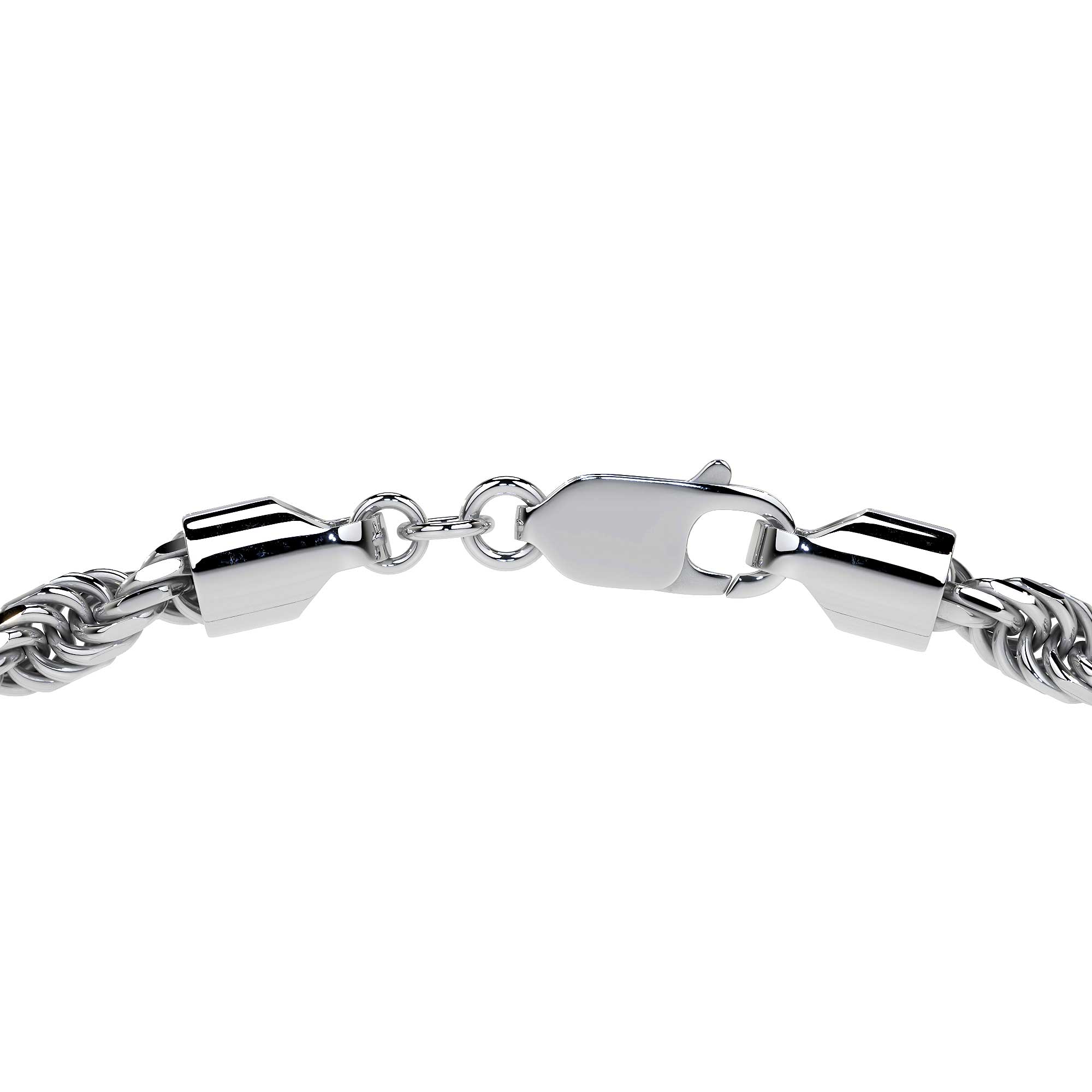 Cadena De Plata 925 Torsal Calibre 3.2 Mm, 4 Colores