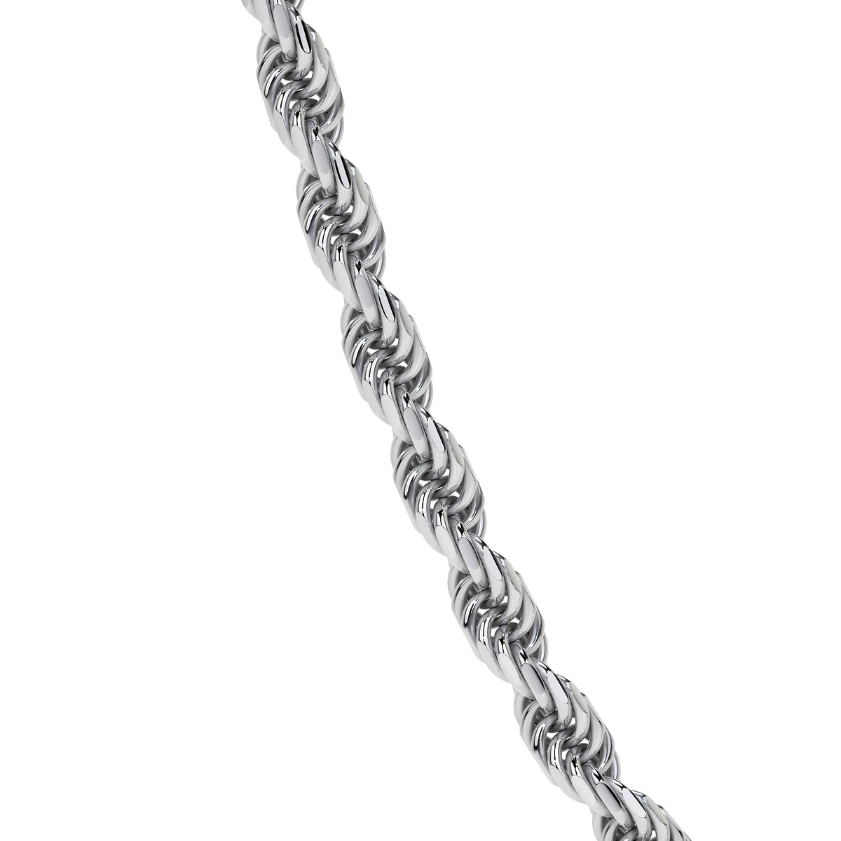 Cadena De Plata 925 Estilo Torsal De Calibre 3.3 Mm