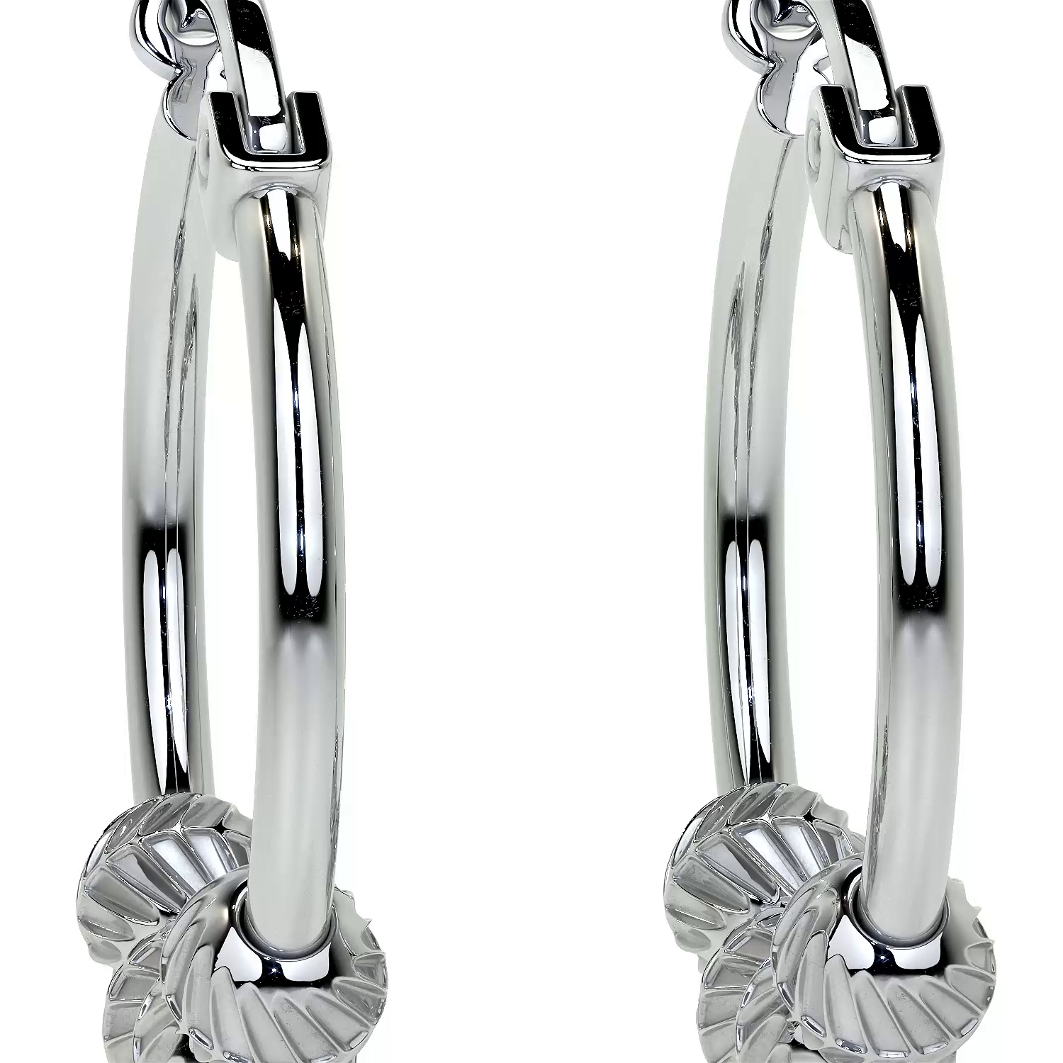 Arete De Plata Ley 925 Para Mujer Con Bola Diamantada