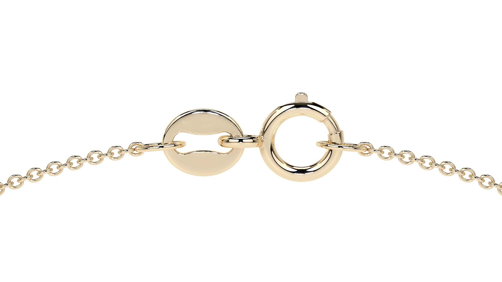 Cadena De Oro Mujer Italiana Gargantilla Semanario Aros Tricolor