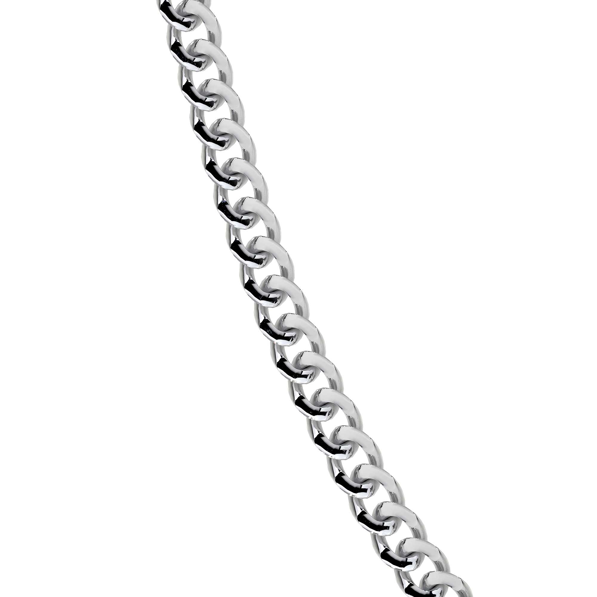 925 Silver Curb Style Chain 50cm Gauge 3.8mm