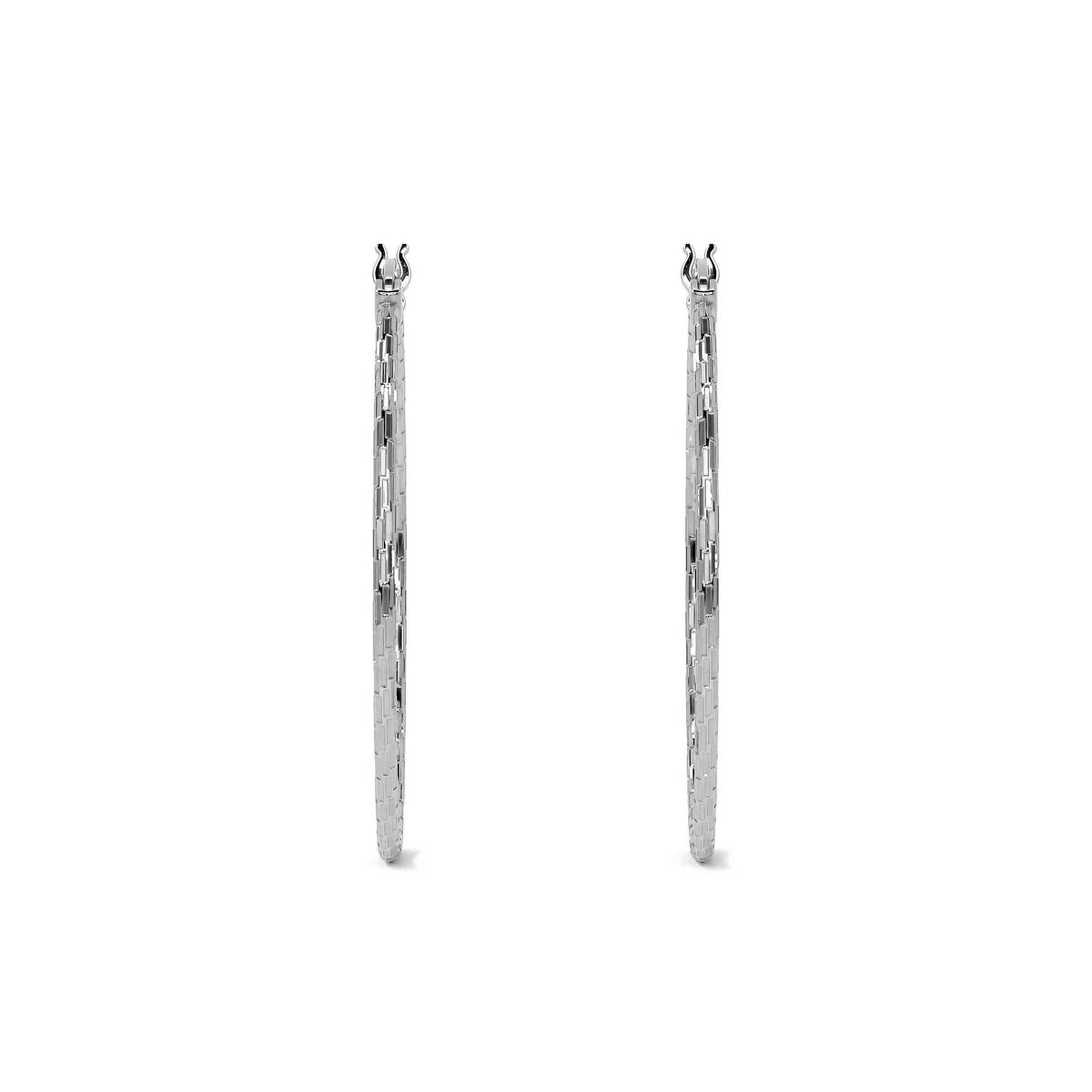 Arete Arracada Diamantada De Plata Ley 925 Para Mujer Estilo Domino