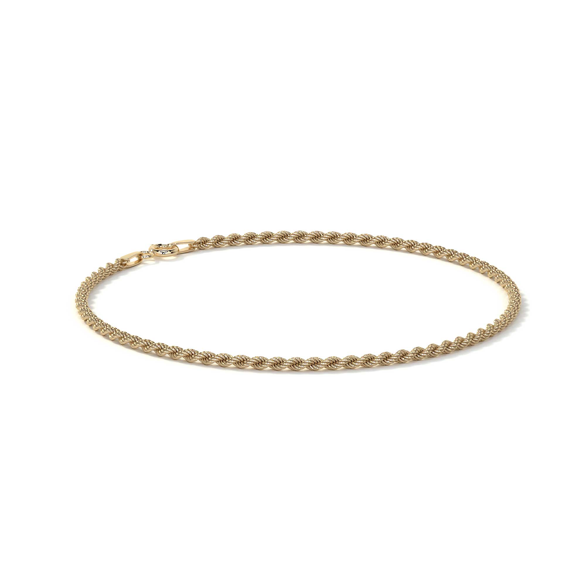Pulsera de Oro de 14K para Mujer Estilo Torsal | Joyería Fina Italiana
