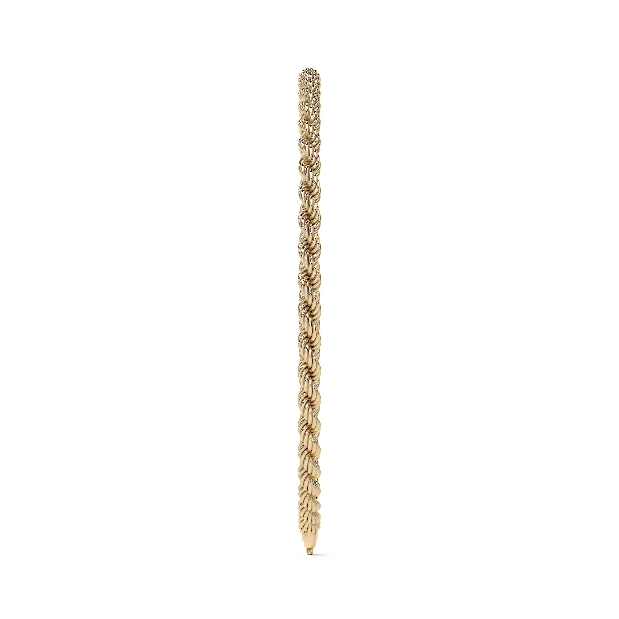 Pulsera De Oro De 10k Torsal Para Hombre Dorado 68 Cm 215 Cm