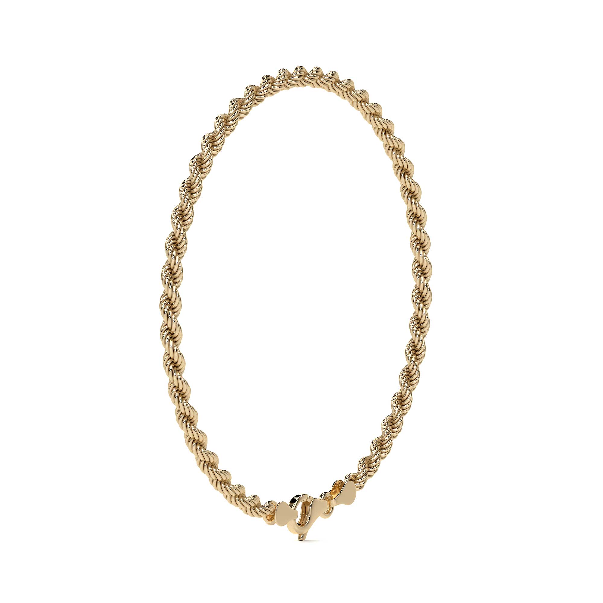 Pulsera De Oro De 10k Torsal Para Hombre Dorado 68 Cm 215 Cm