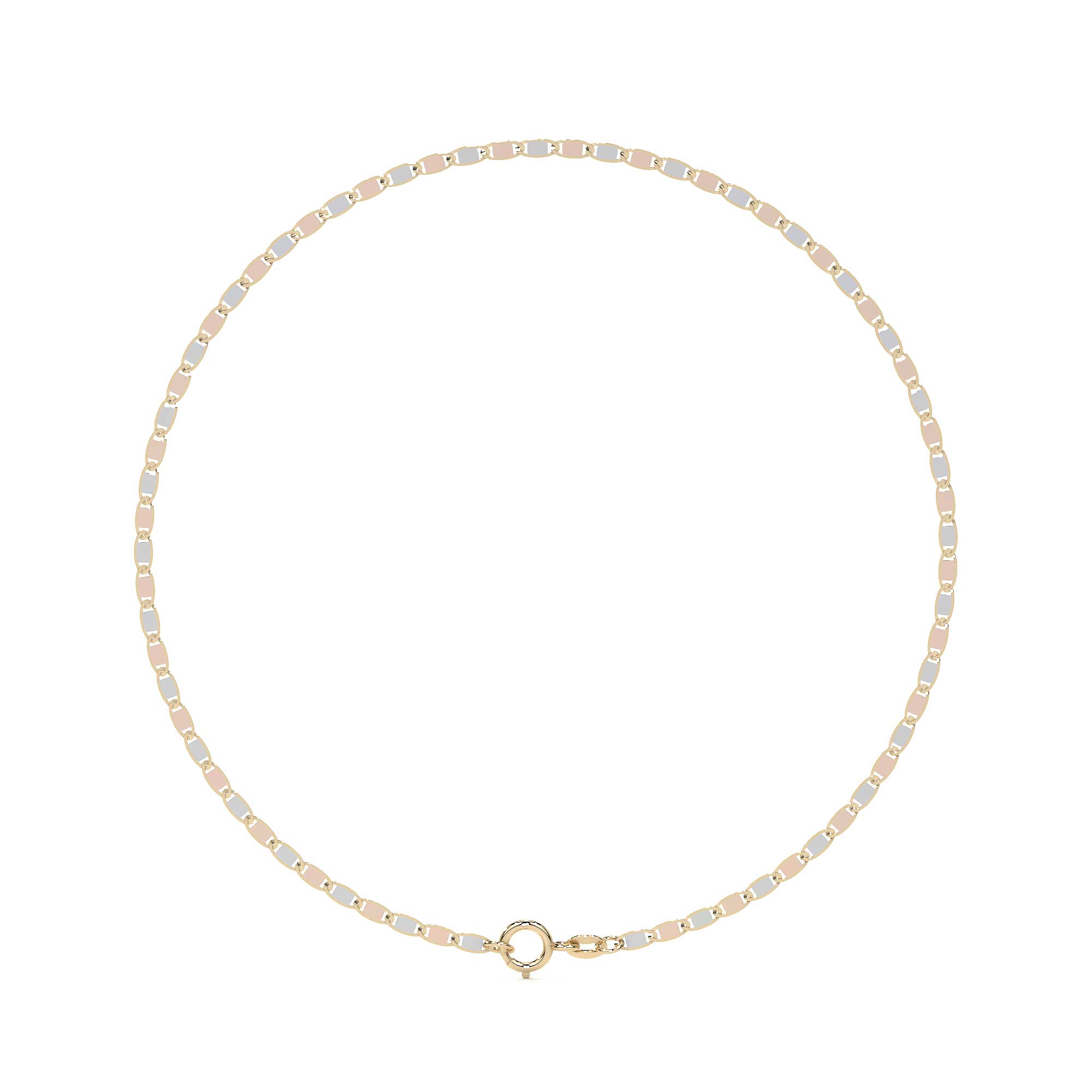 Pulsera Valentino De Oro Italiano 10k, Calibre 1.4mm, 18 Cm