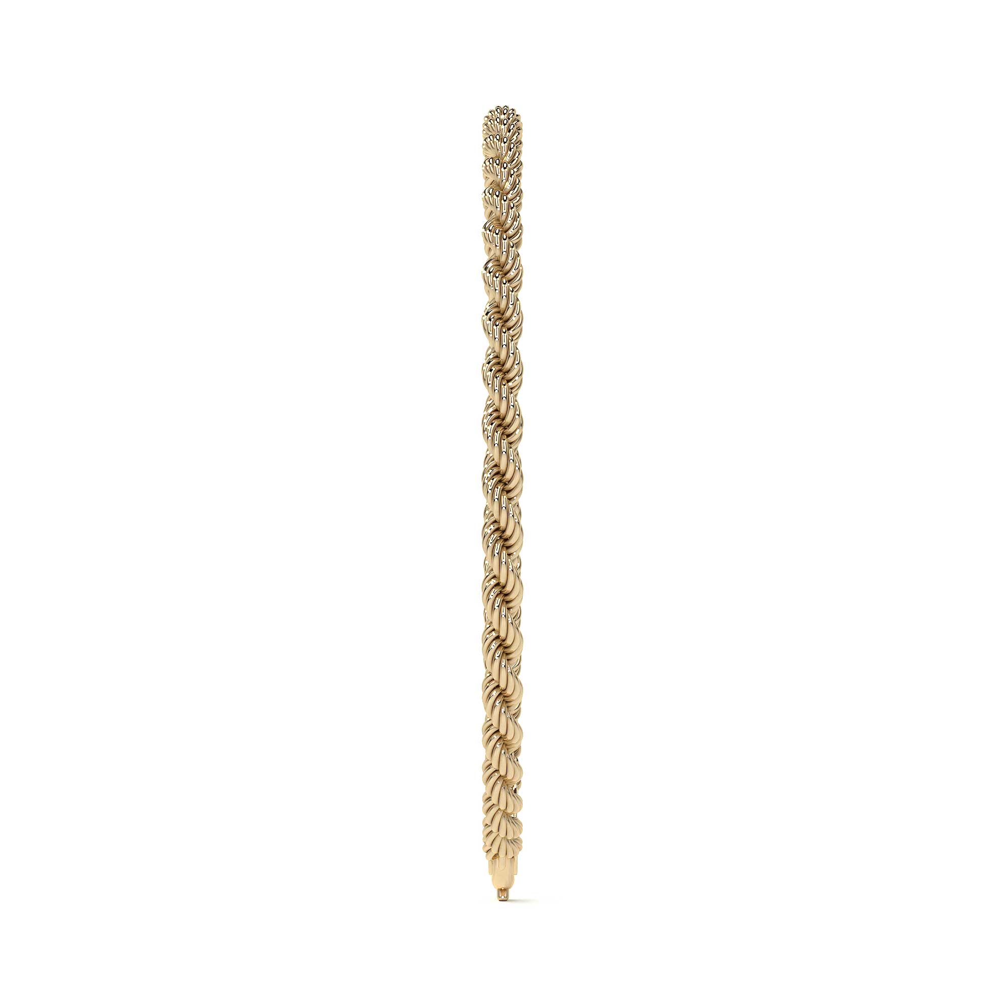 Pulso Torsal De Oro Italiano 10k, Calibre 3.3mm, 16 Cm