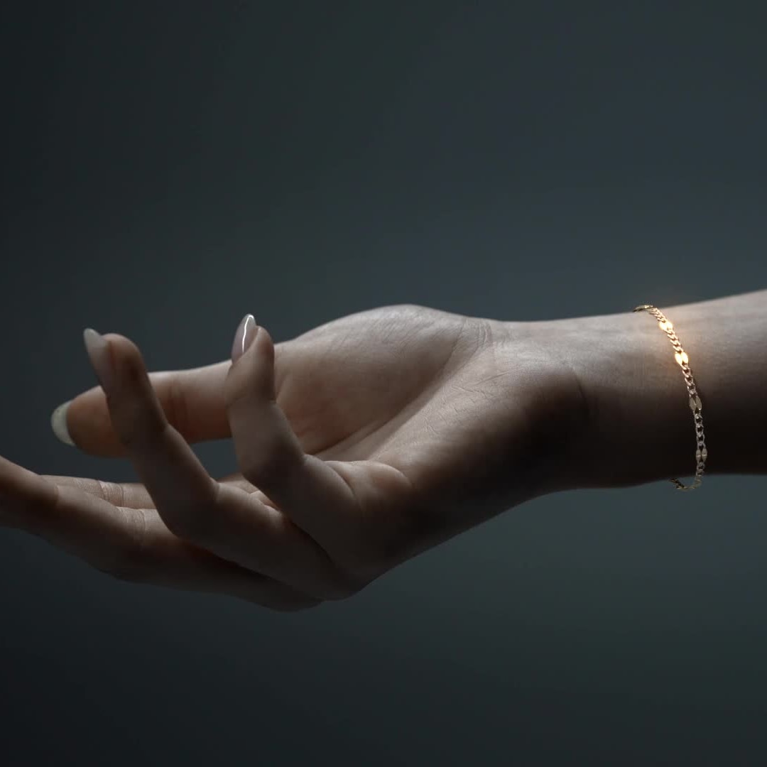 Pulsera Serpentina 3x1 Diamantada Oro 10k