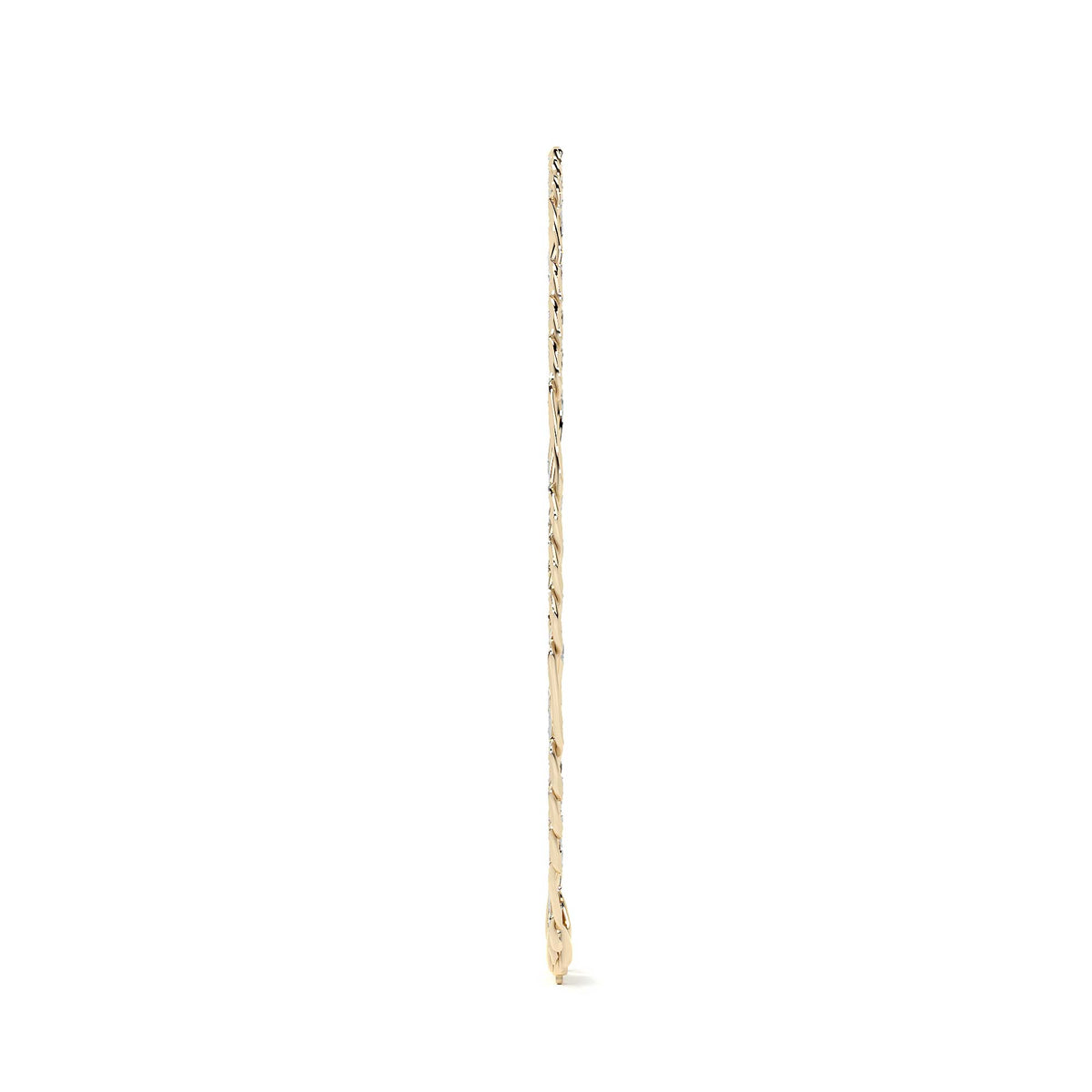 Pulsera De Oro 10k Estilo Figaro Italiano