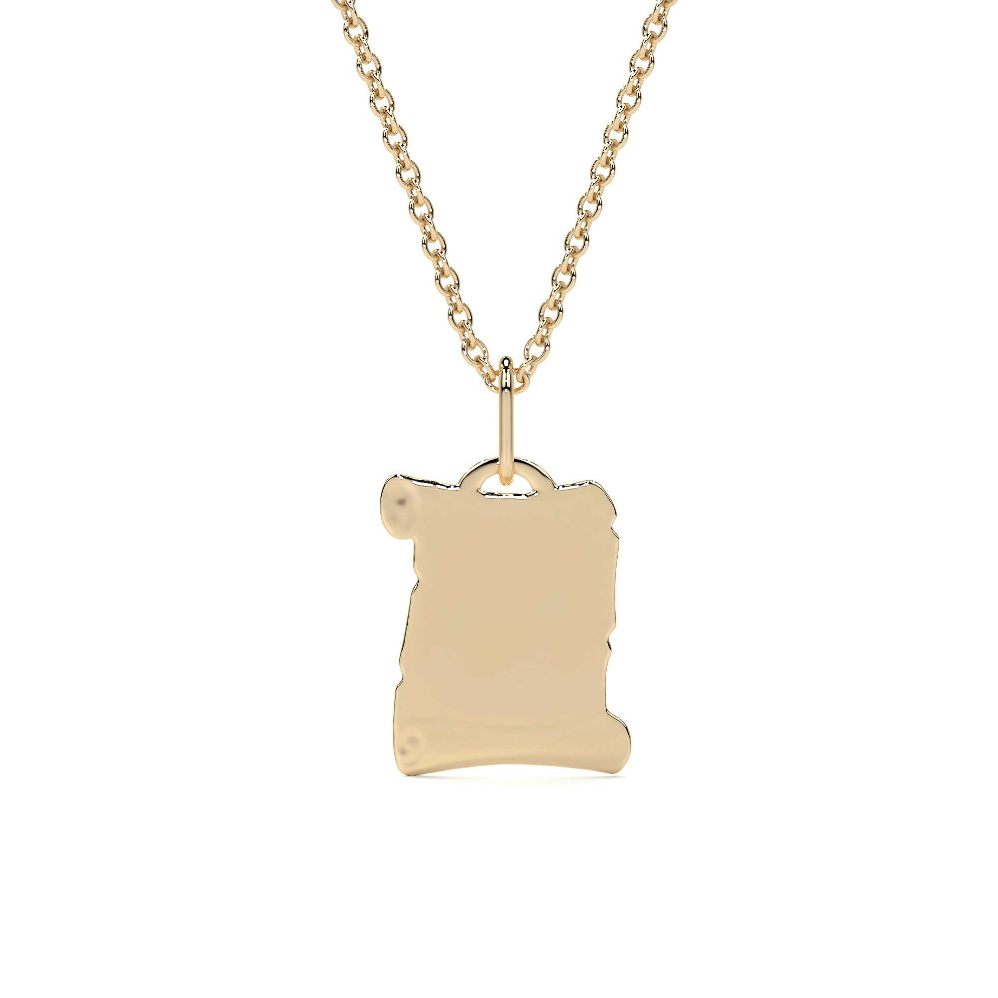 Dije de Oro 14K Medalla Religiosa Sagrado Caliz | Dije Oro Italiano 12mm | Joyería Fina