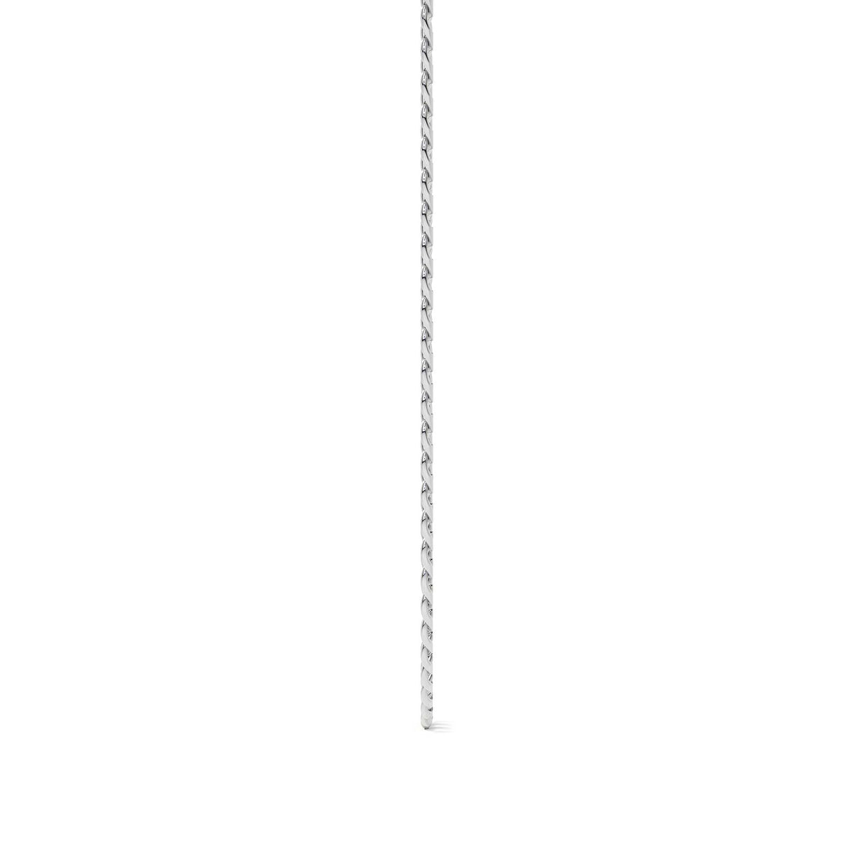 Cadena De Plata 925 Estilo Barbada De Calibre 3.2mm en 5 colores