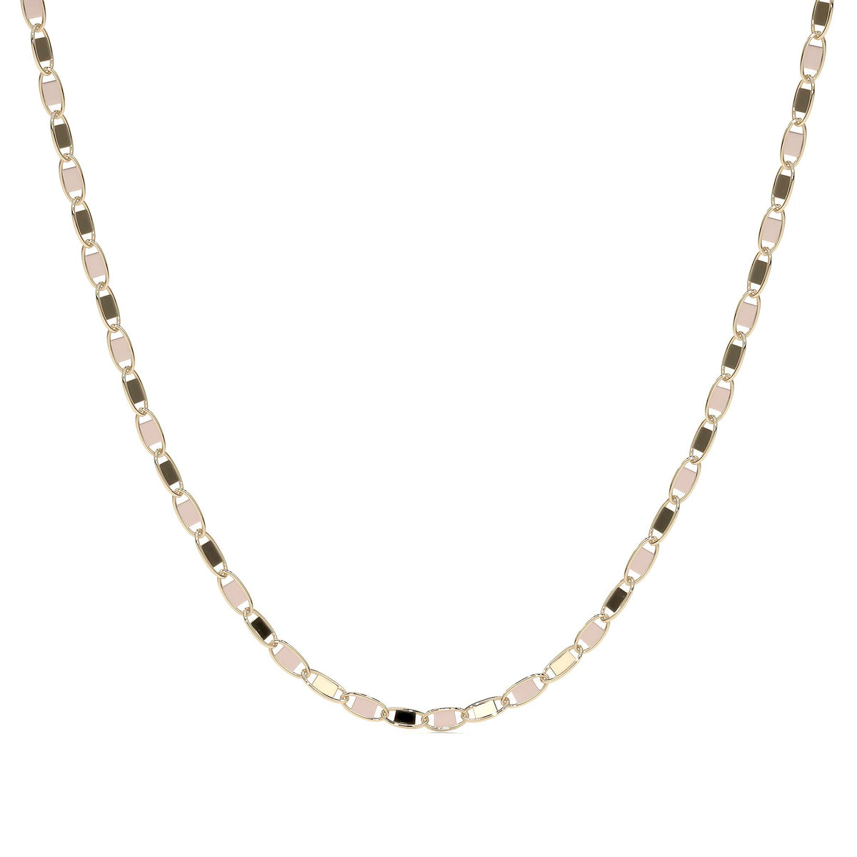 Cadena Valentino De Oro Italiano 14k, Calibre 2.6 Mm, 55cm