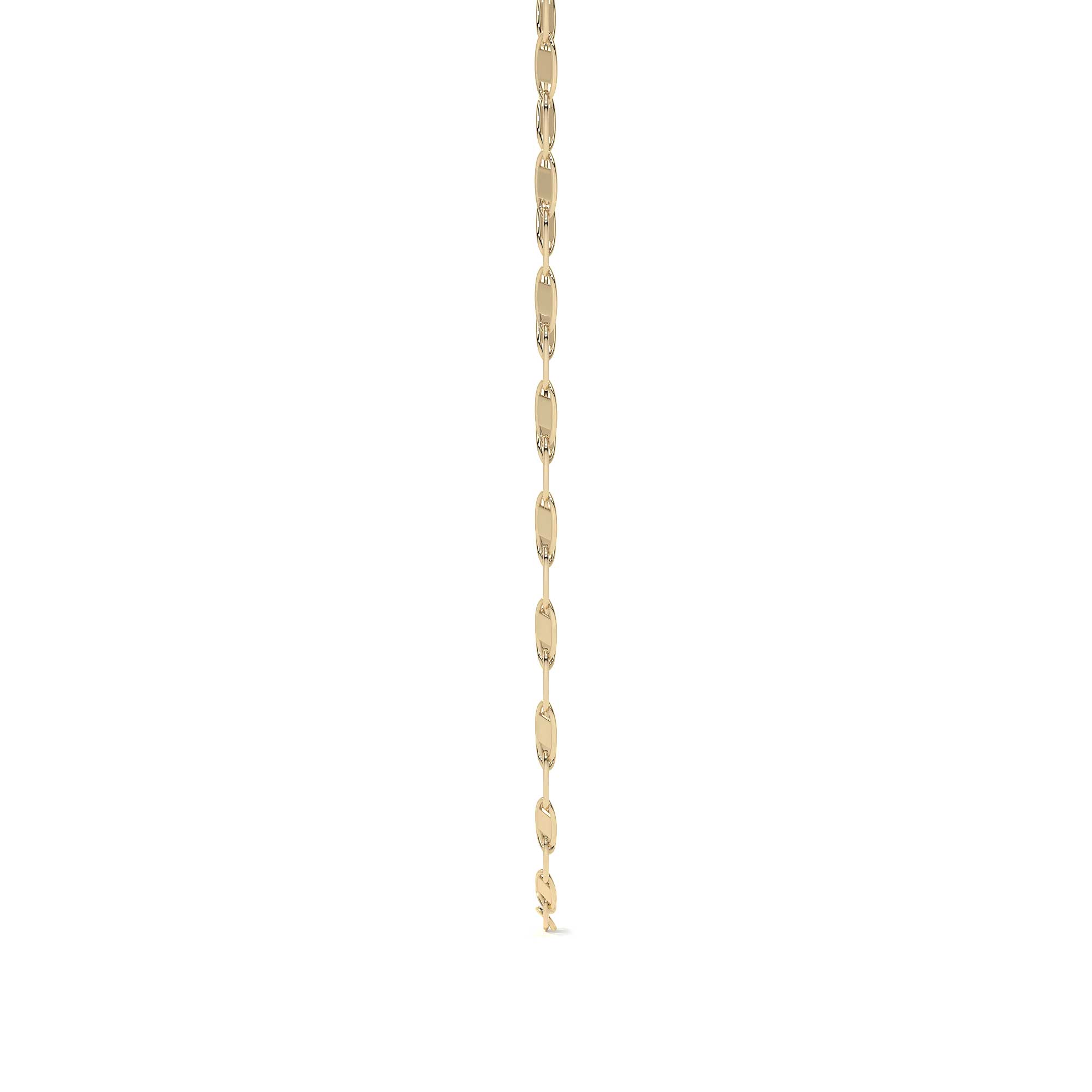Cadena Valentino De Oro Italiano 14k De 40 Cm Calibre 1.5 Mm