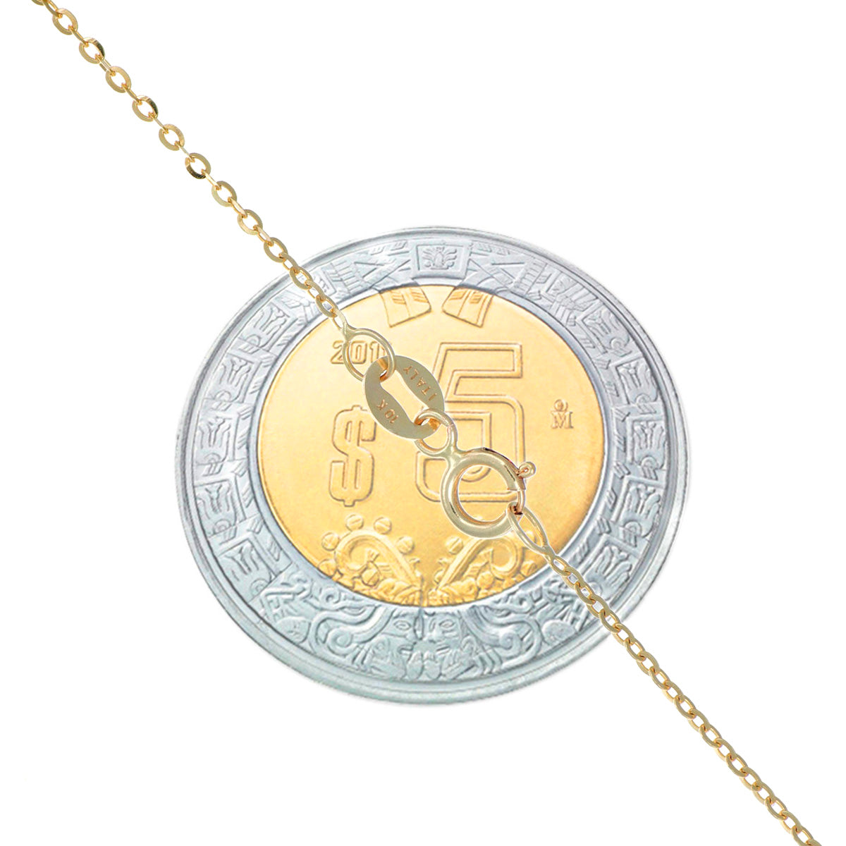 10k Rolo Gold Chain 55cm Gauge 0.7mm