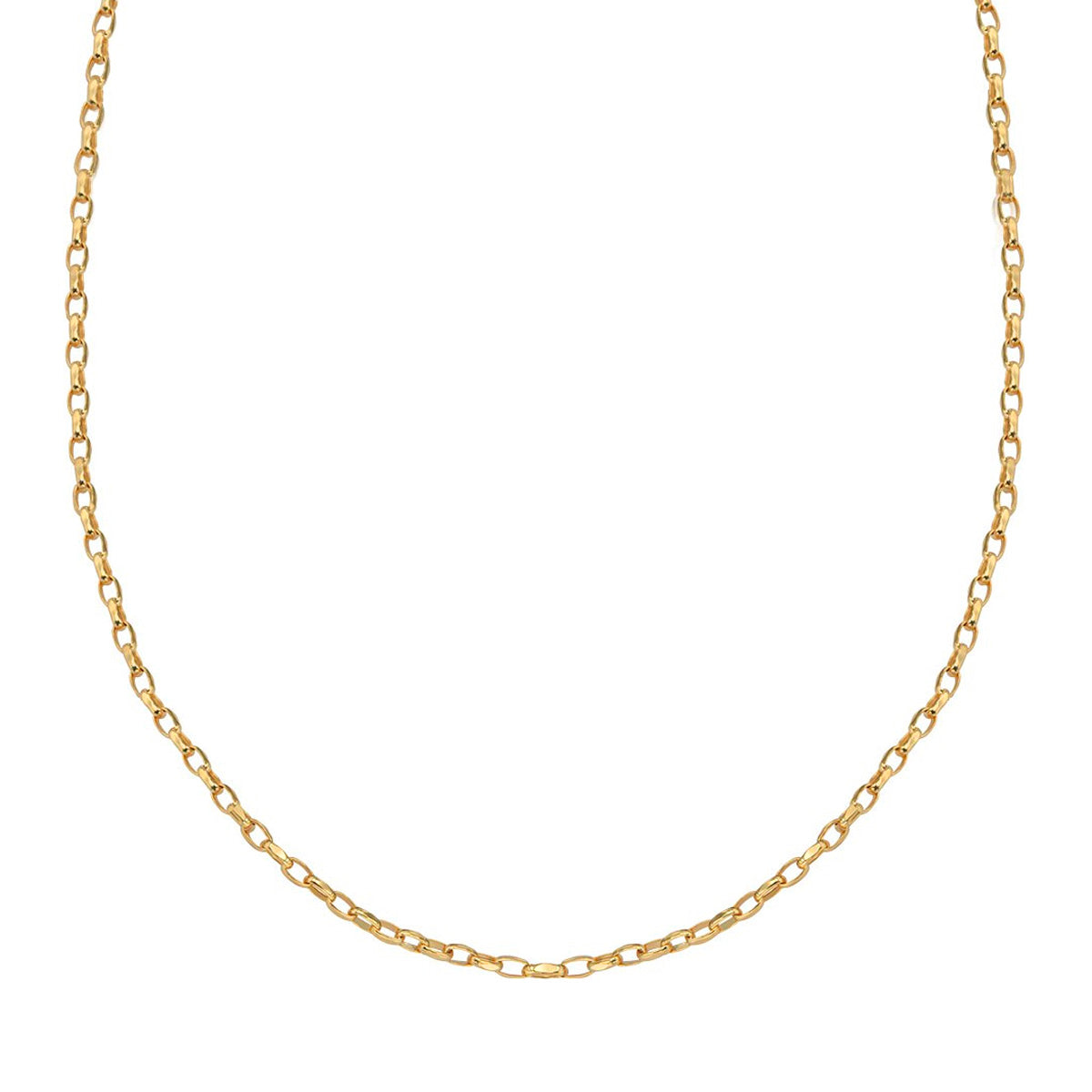 14k Italian Anchor Chain Measures 55 cm