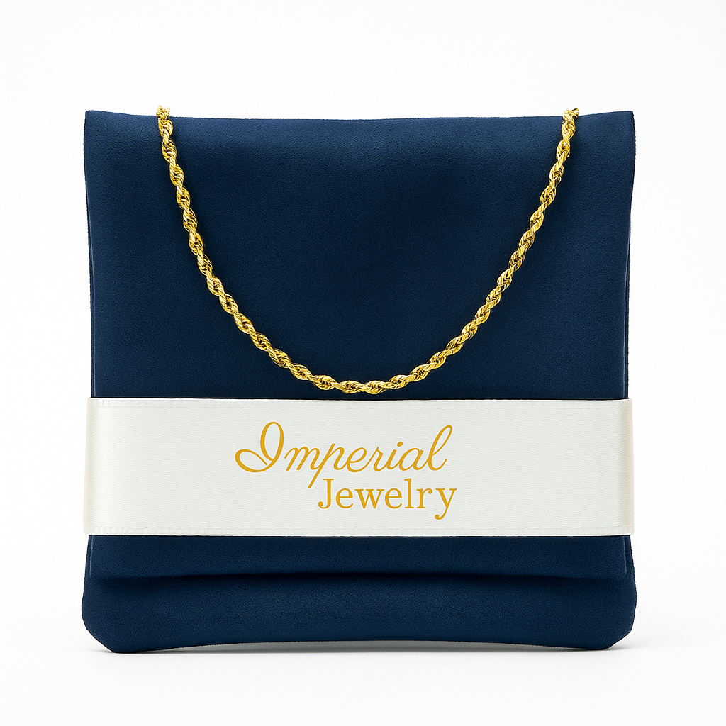 Torsal Italian Men's Gold Chain 10k Caliber 1.9mm 50 Cm