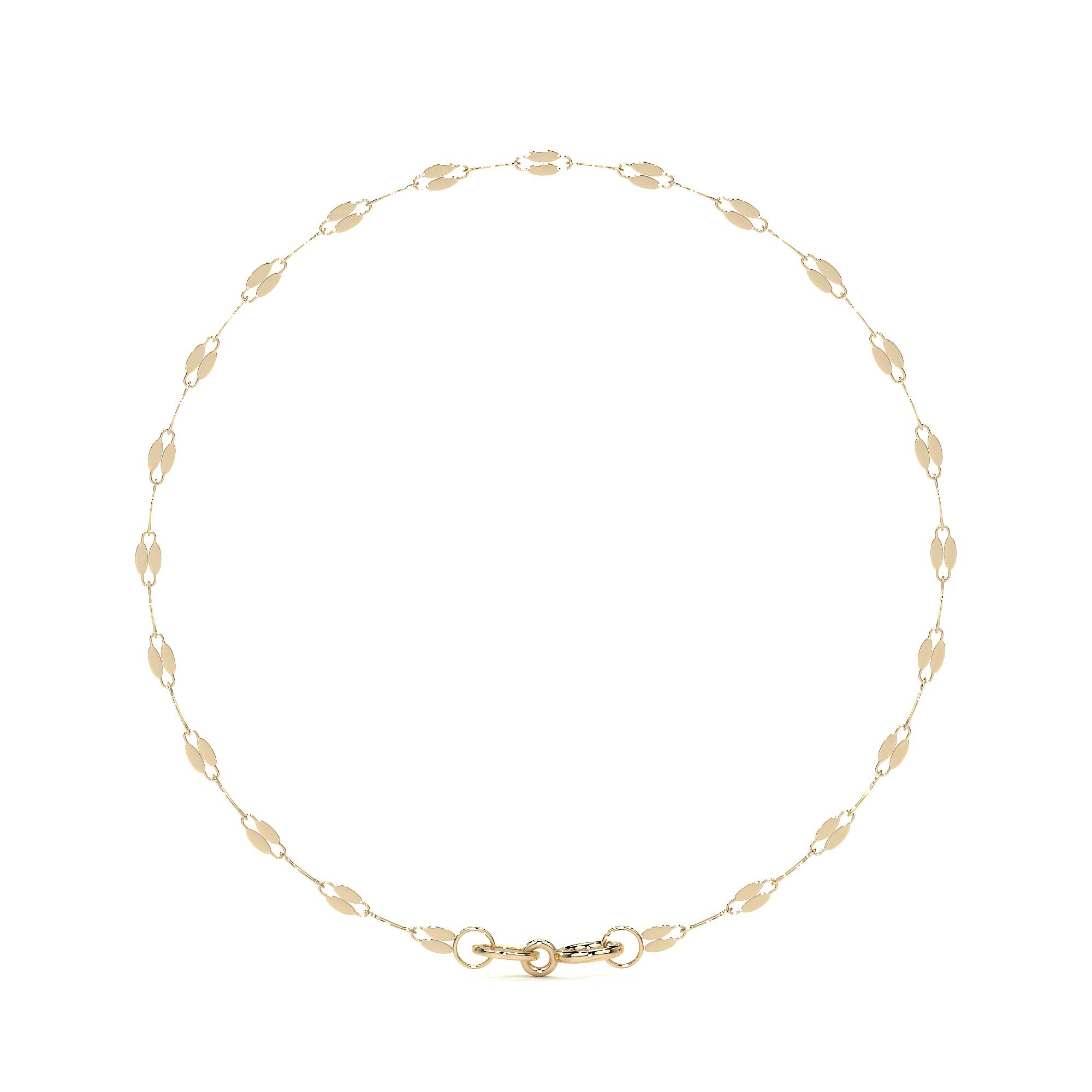 Pulsera Italiana Grano De Cafe De 10 Quilates 1mm, 19 Cm Dorado 6 18.5 Cm 6 Cm 19 Cm