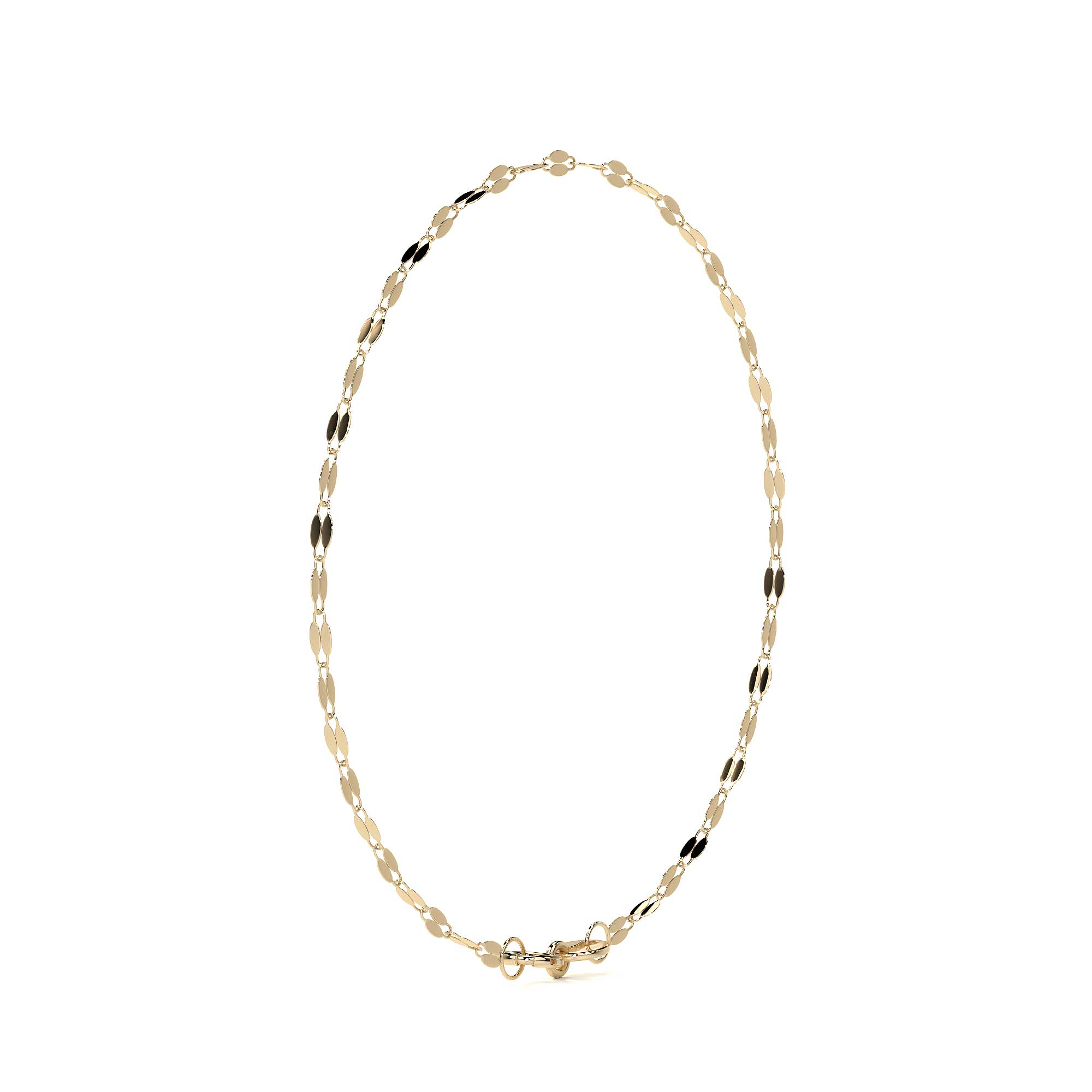 Pulsera Italiana Grano De Cafe De 10 Quilates 1mm, 19 Cm Dorado 6 18.5 Cm 6 Cm 19 Cm
