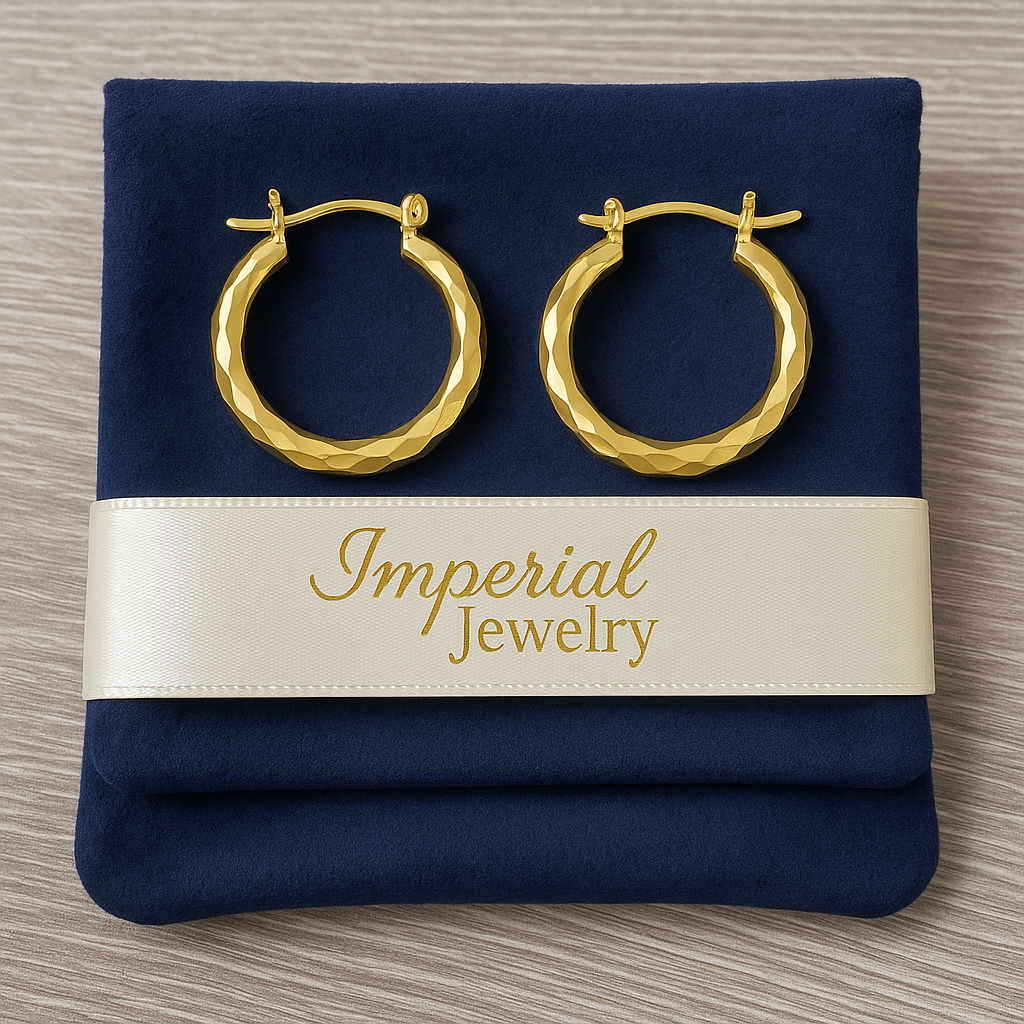 Arracada Bangle De Oro 10k Diamantado De Rombo