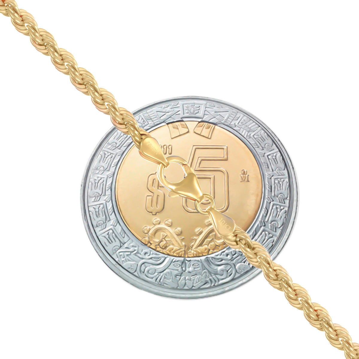 Italian Torsal 10k Gold Men's Chain Gauge 3.2mm 55 cm