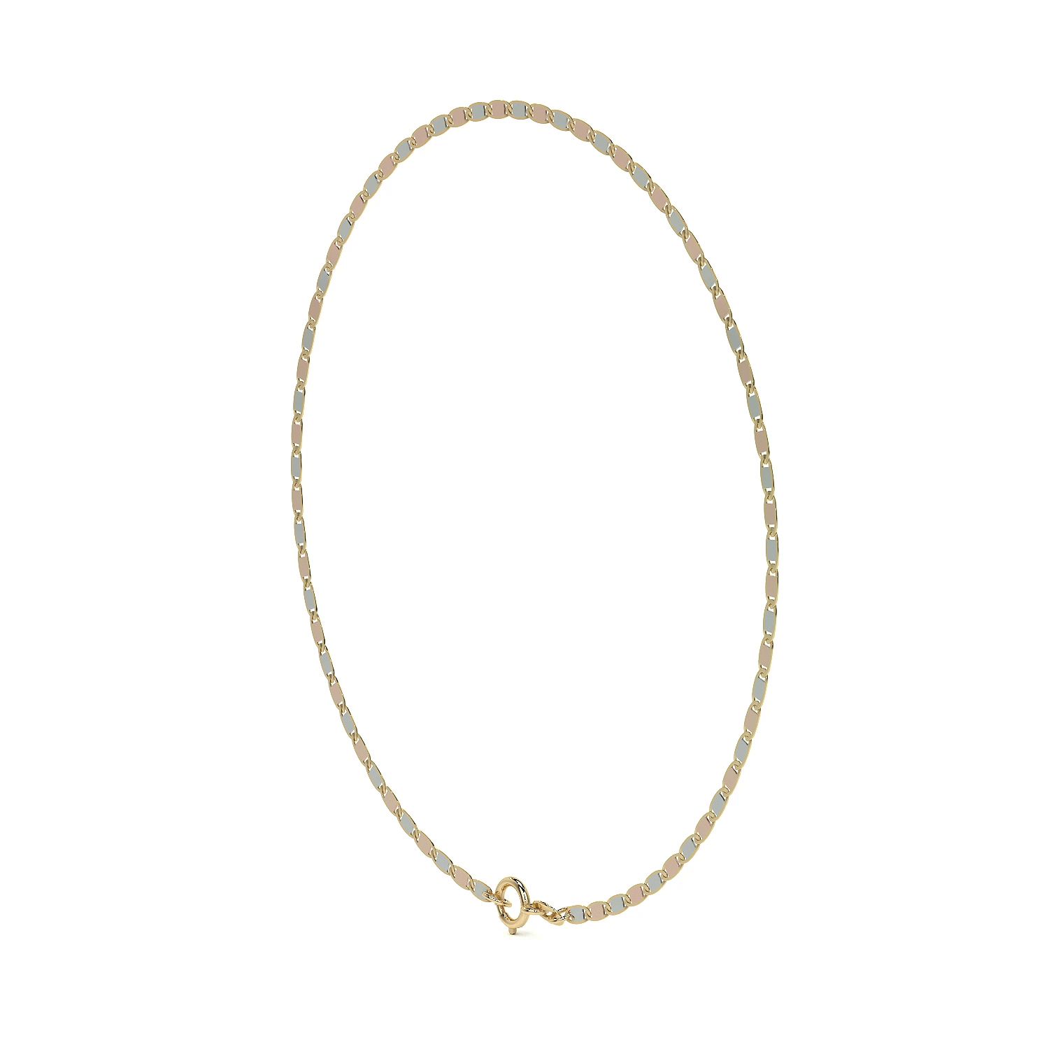 Pulsera de Oro 10K Estilo Italiano Valentino | Brazalete Delicado en Oro Amarillo o Tricolor