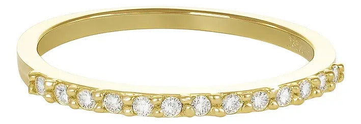 Anillo Churumbela De Oro De 14k Para Mujer Con Brillantes