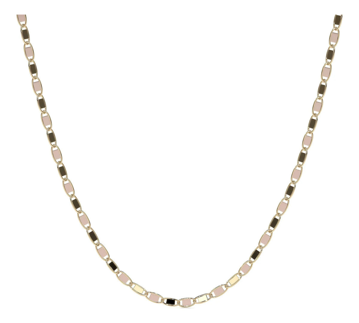 Cadena Valentino De Oro Italiano 14k, Calibre 1.5 Mm, 40cm