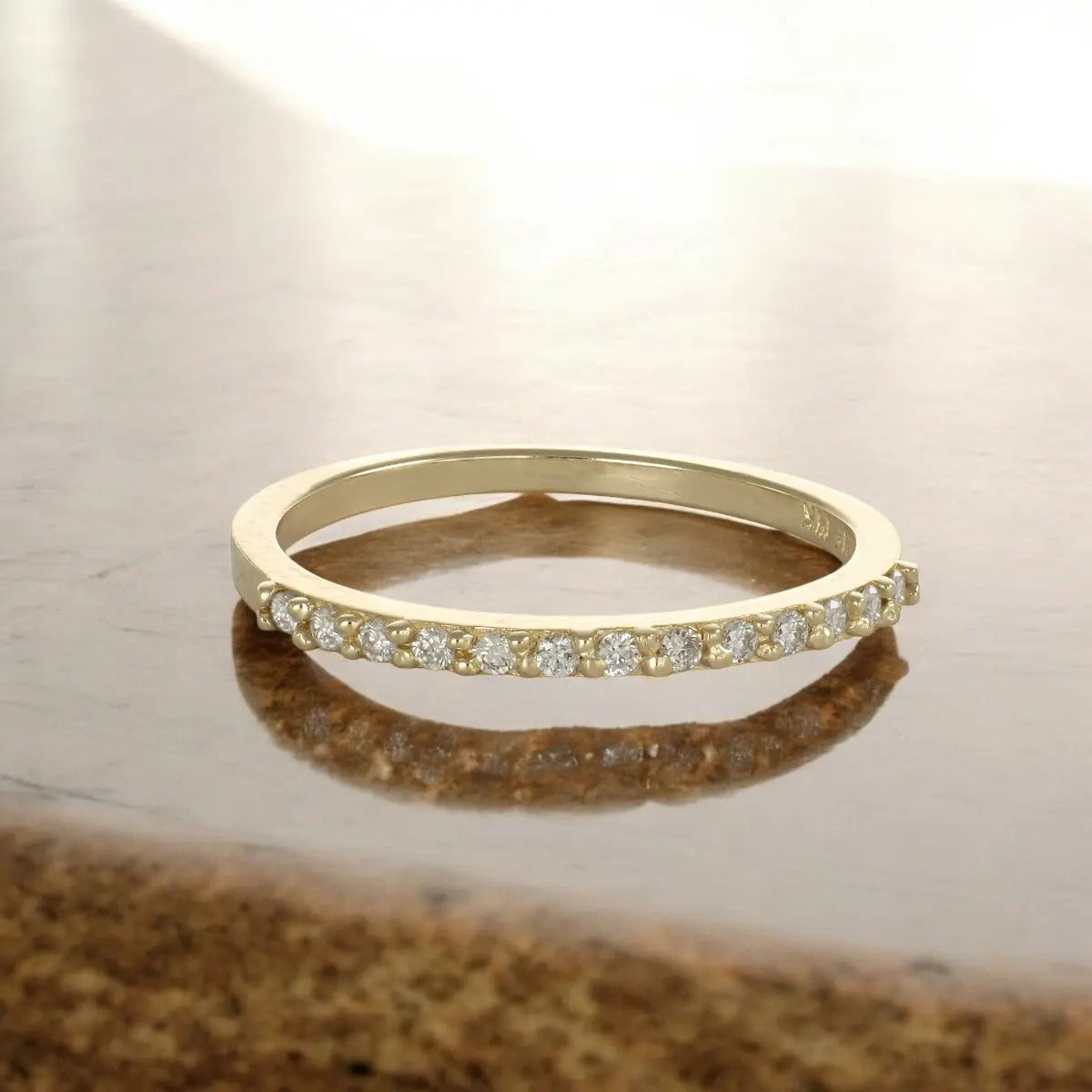 Anillo Churumbela De Oro De 14k Para Mujer Con Brillantes