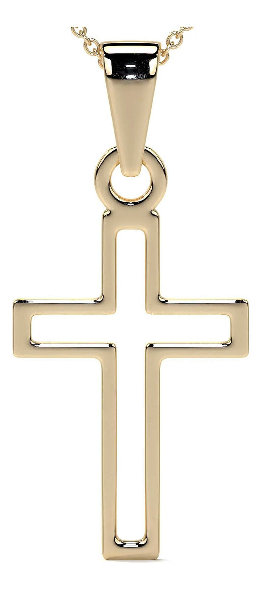 Collar Para Mujer De Oro De 10k De Cruz