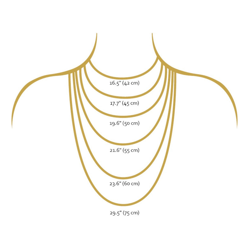 Cadena Italiana De 10k, Estilo Cubana, Calibre 2mm, De 45cm