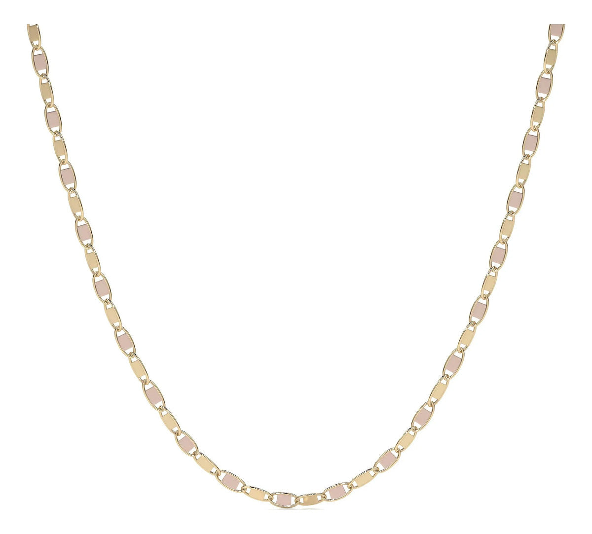 Cadena Valentino De Oro Italiano 14k, Calibre 1.5 Mm, 40cm