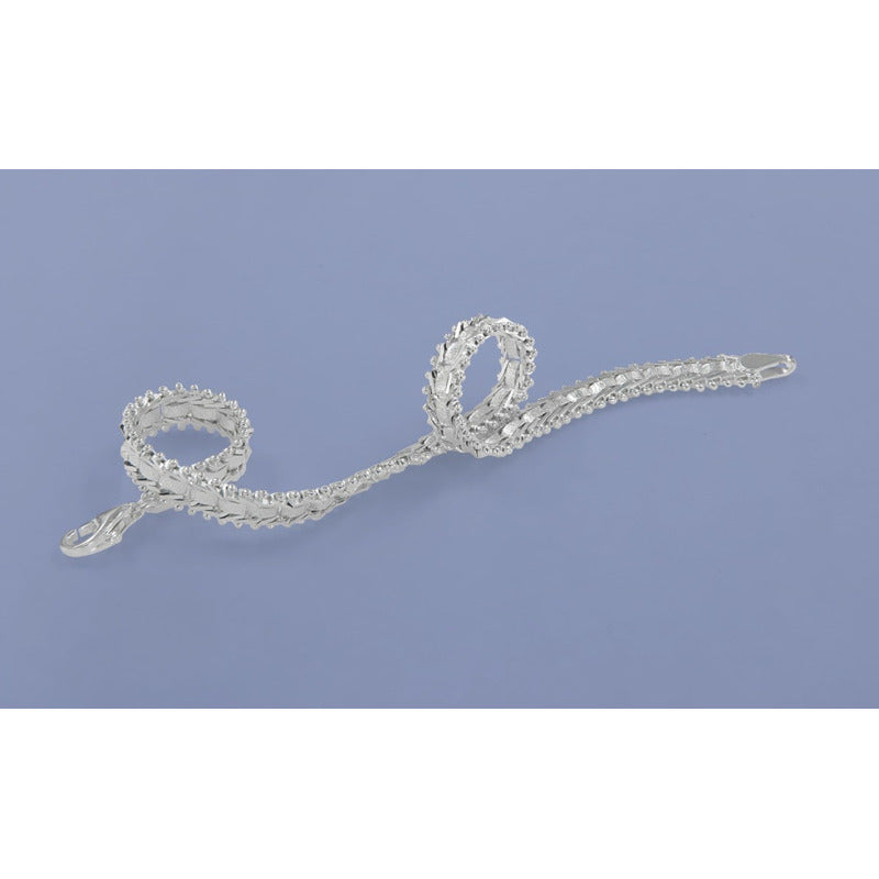 Pulsera De Plata Ley 925 Armada A Mano Para Mujer