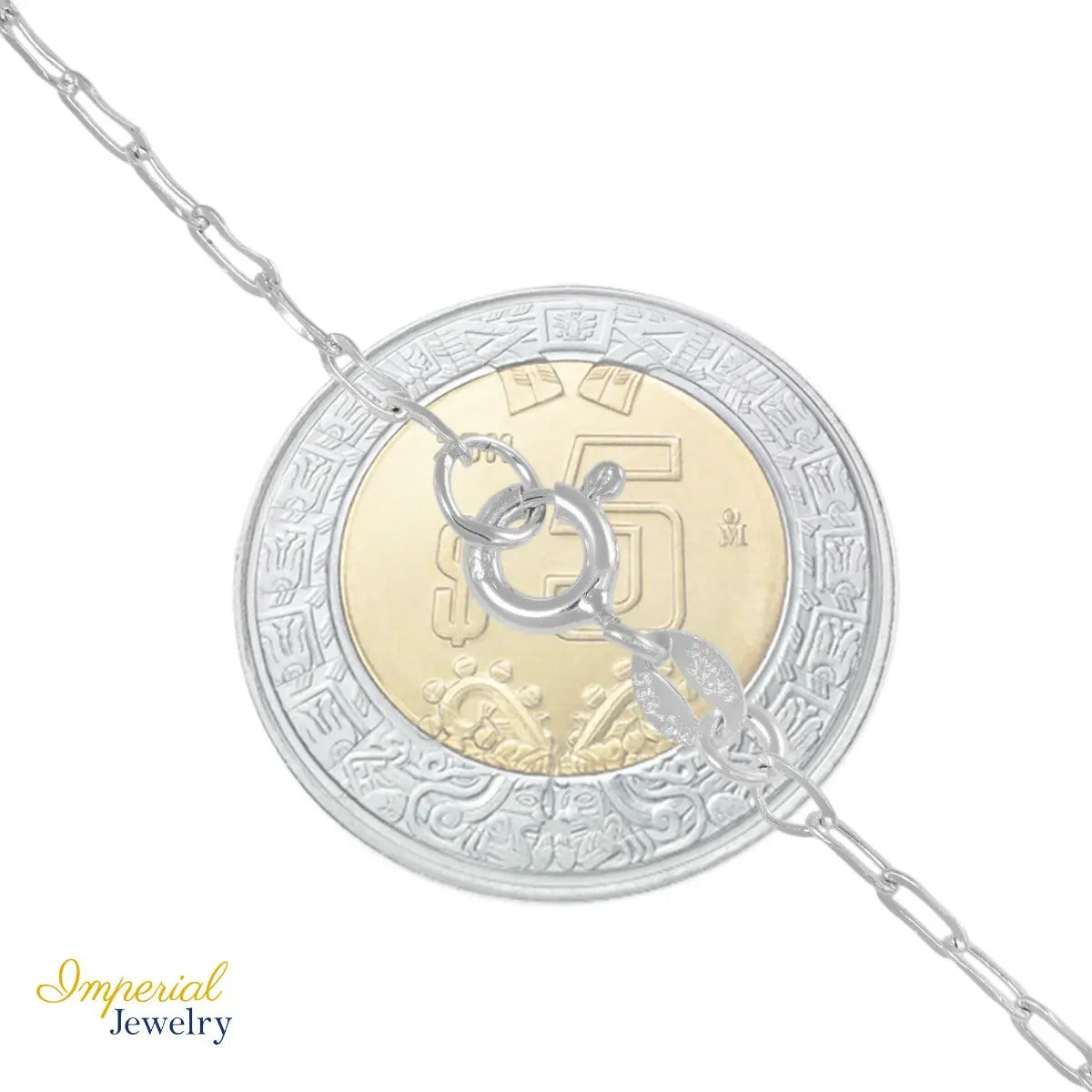 Pulsera De Plata 925 Con Cruz Y Bola Diamantada 18 Cm
