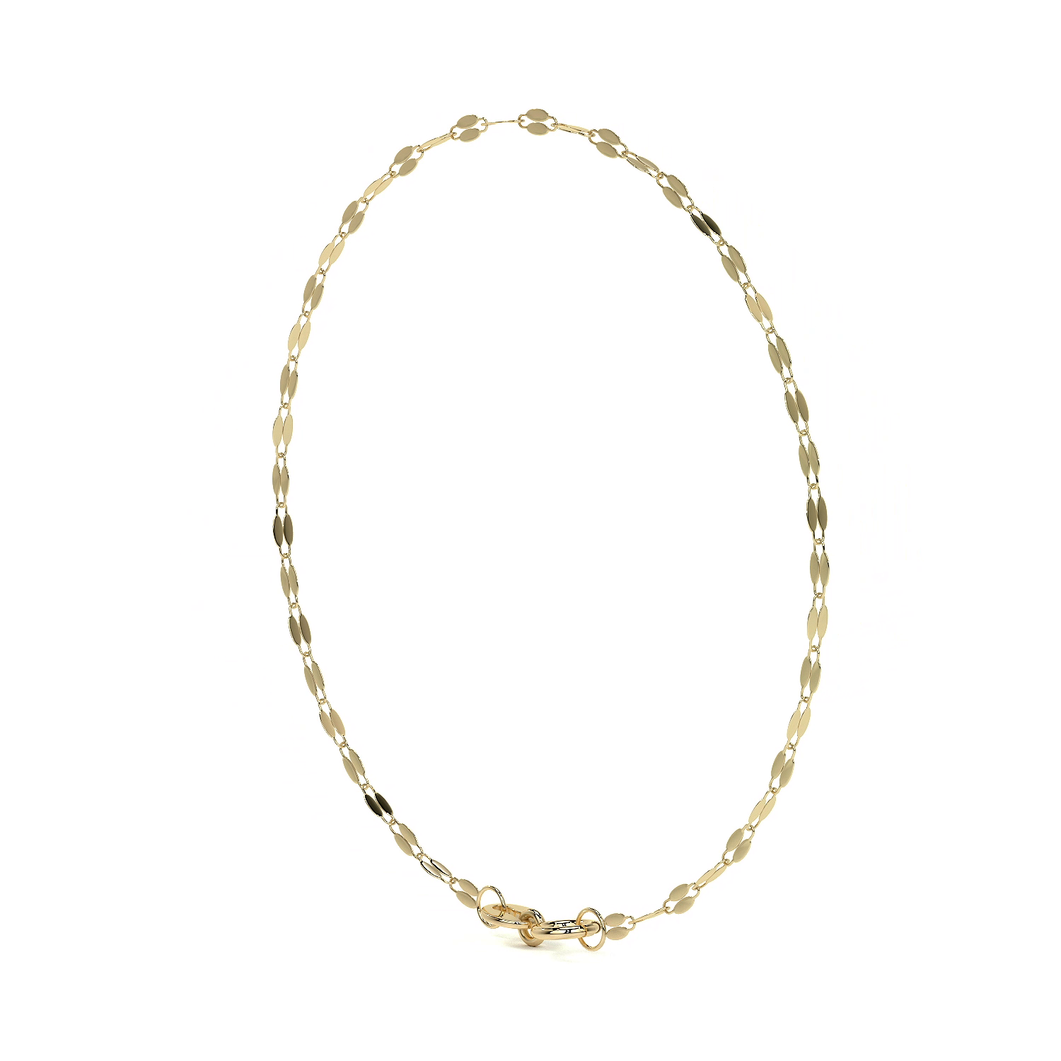 Esclava de Oro 10K Estilo Fígaro Serpentina Italiano | Pulsera Delicada de Joyería Fina