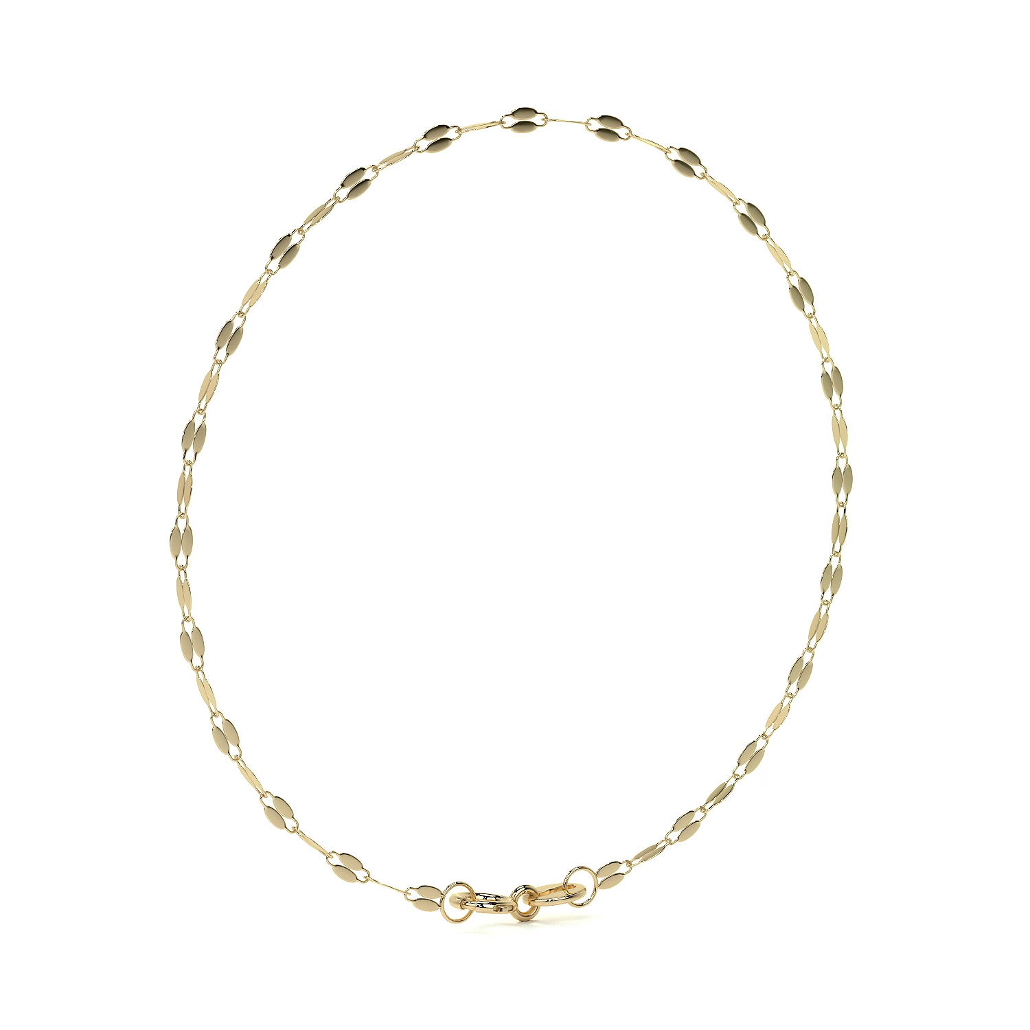 Esclava de Oro 10K Estilo Fígaro Serpentina Italiano | Pulsera Delicada de Joyería Fina