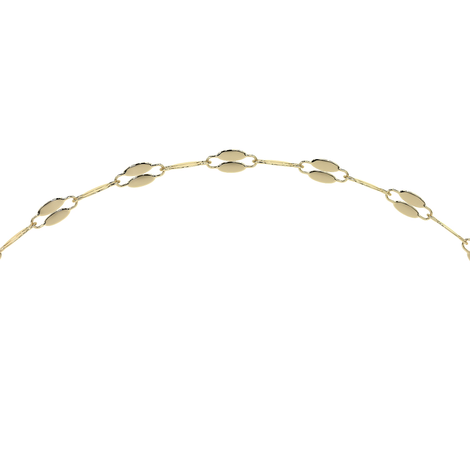 Esclava de Oro 10K Estilo Fígaro Serpentina Italiano | Pulsera Delicada de Joyería Fina